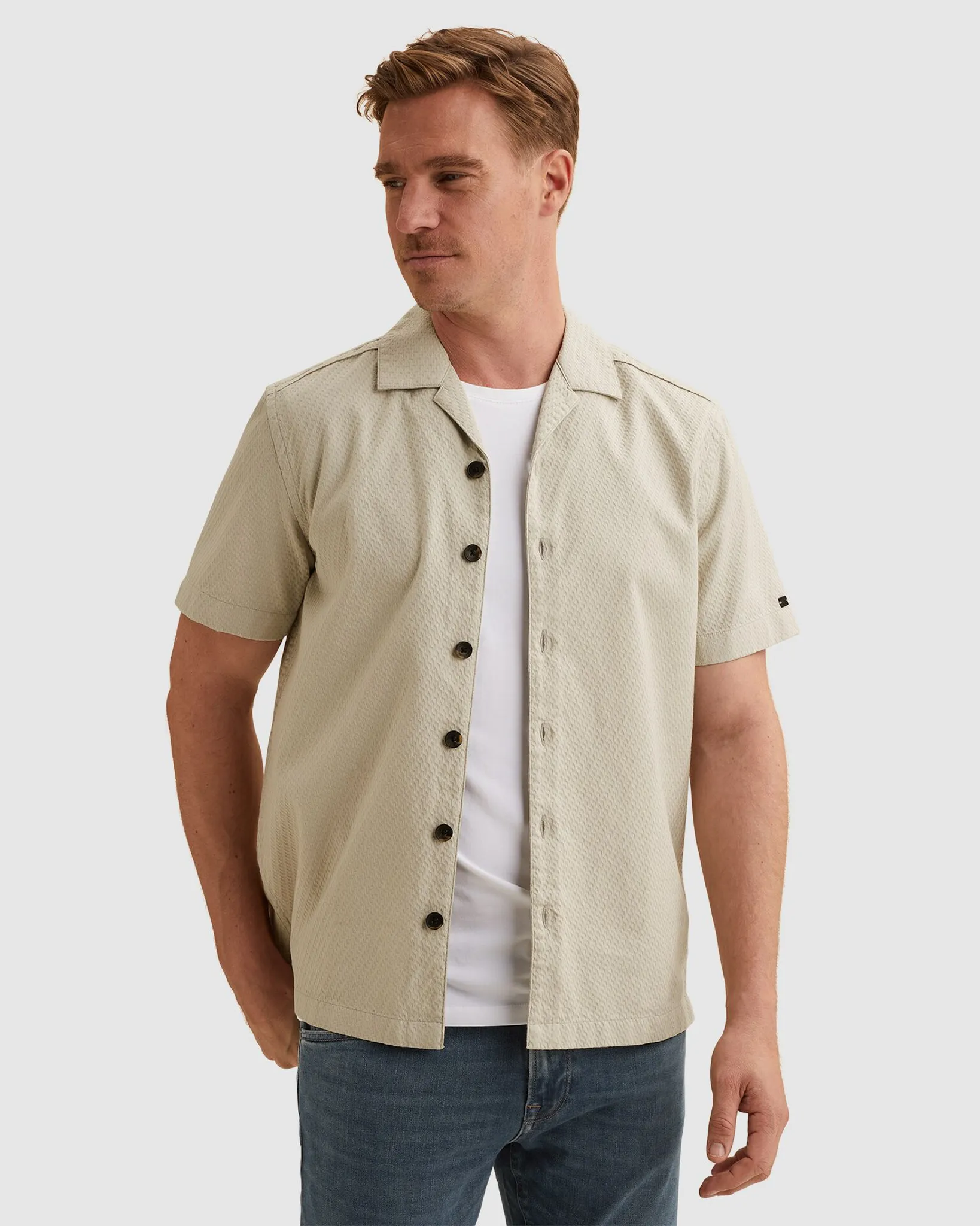 Vanguard Casual Overhemd Wit 111154-001-M