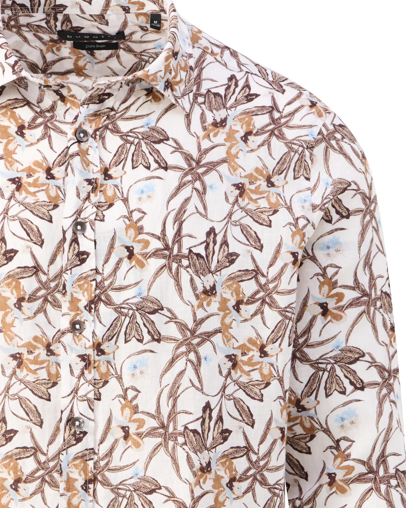 Bugatti clothing Casual Overhemd Bruin 111202-001-L