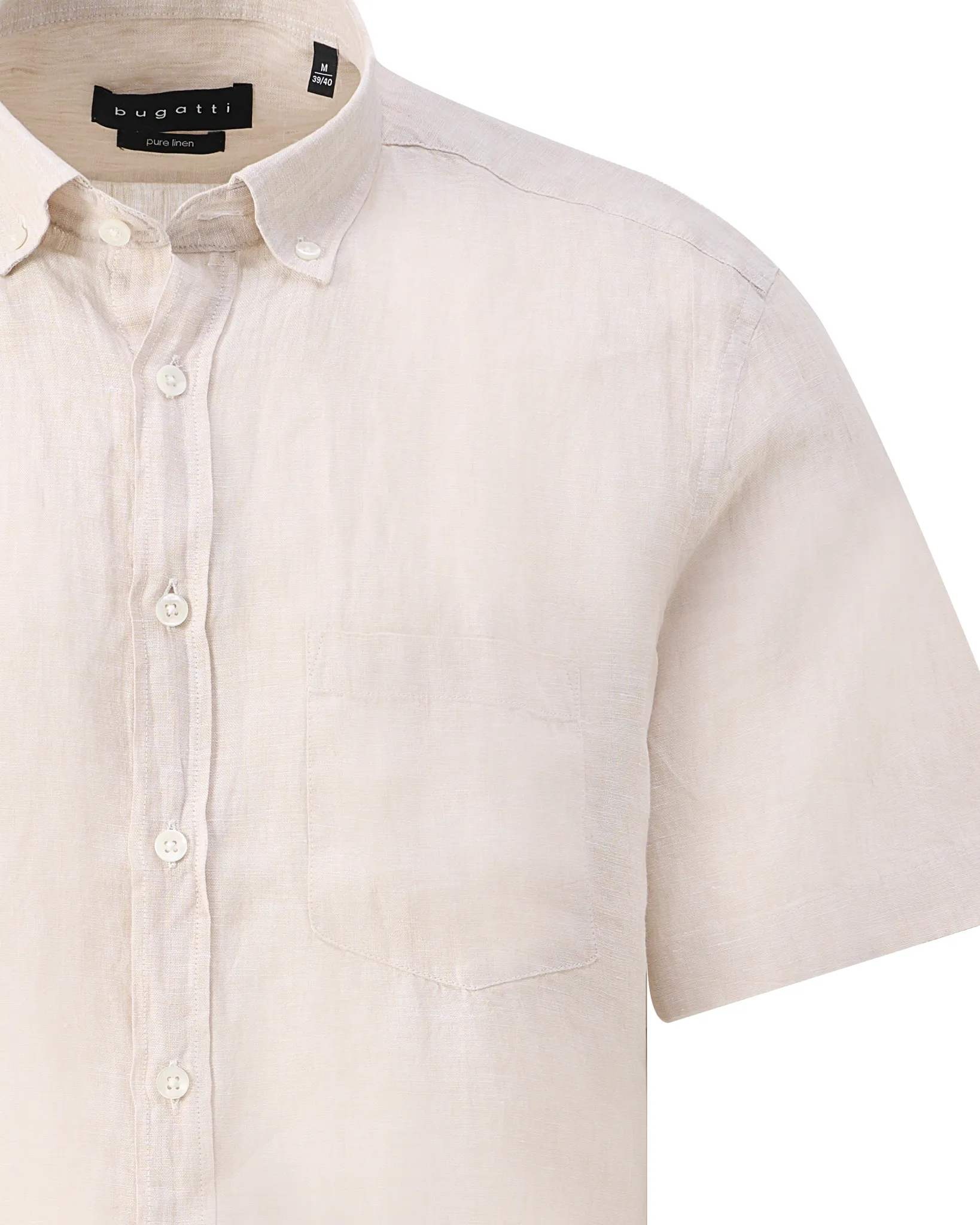 Bugatti clothing Casual Overhemd Beige 111203-001-L