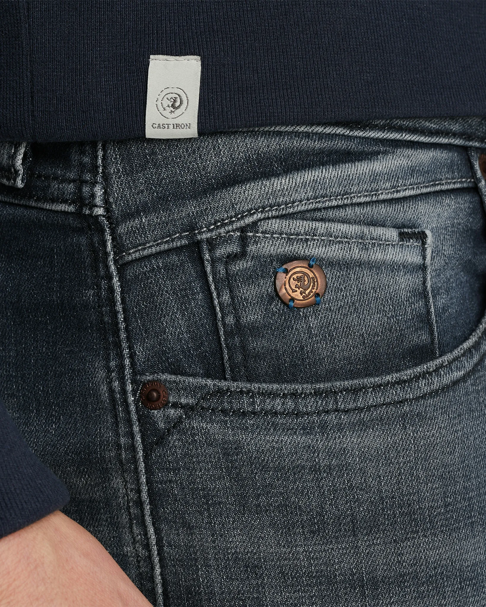 Cast Iron Jeans Blauw 111209-001-30/34