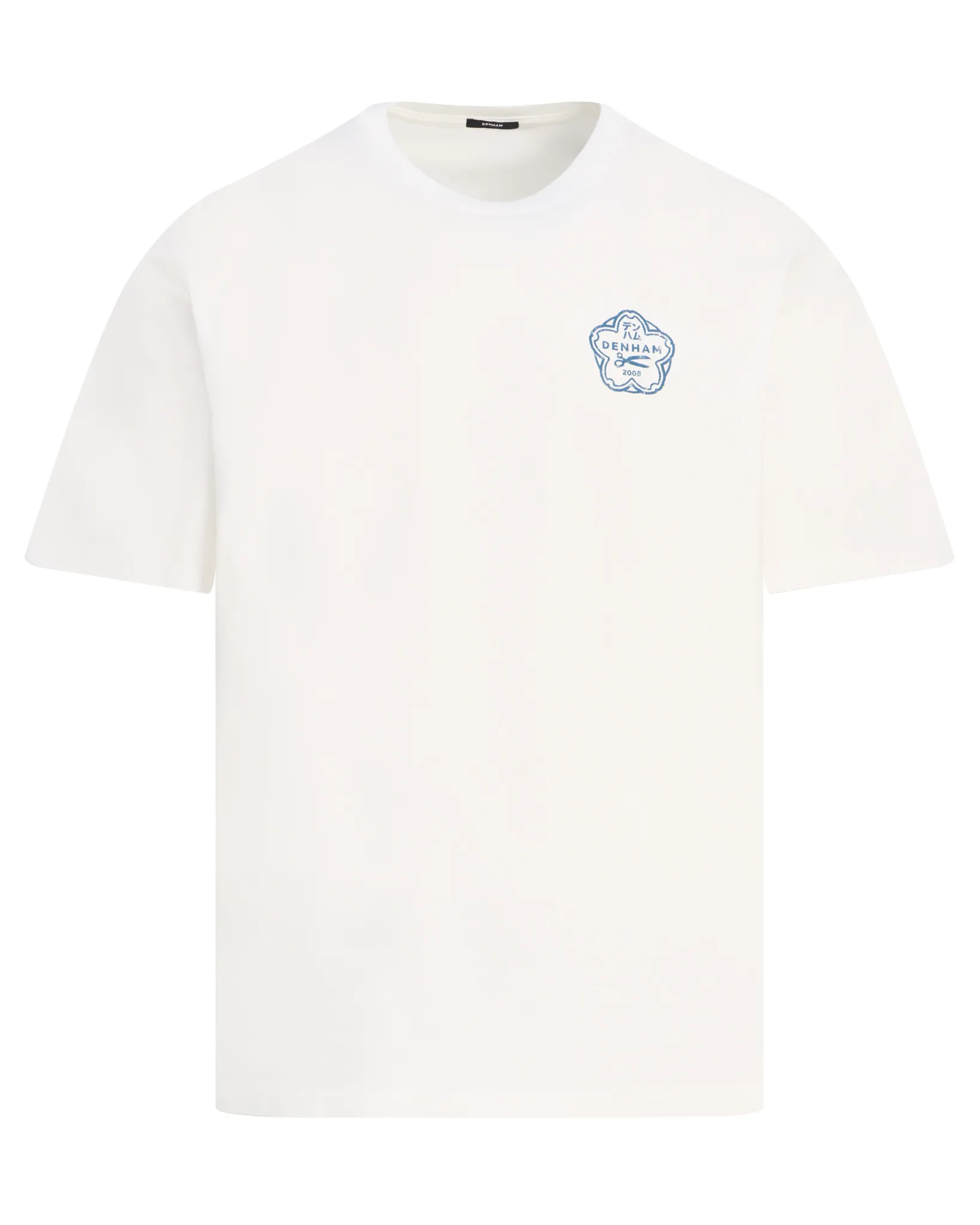 Denham T-shirt Himari Wit 111235-001-L