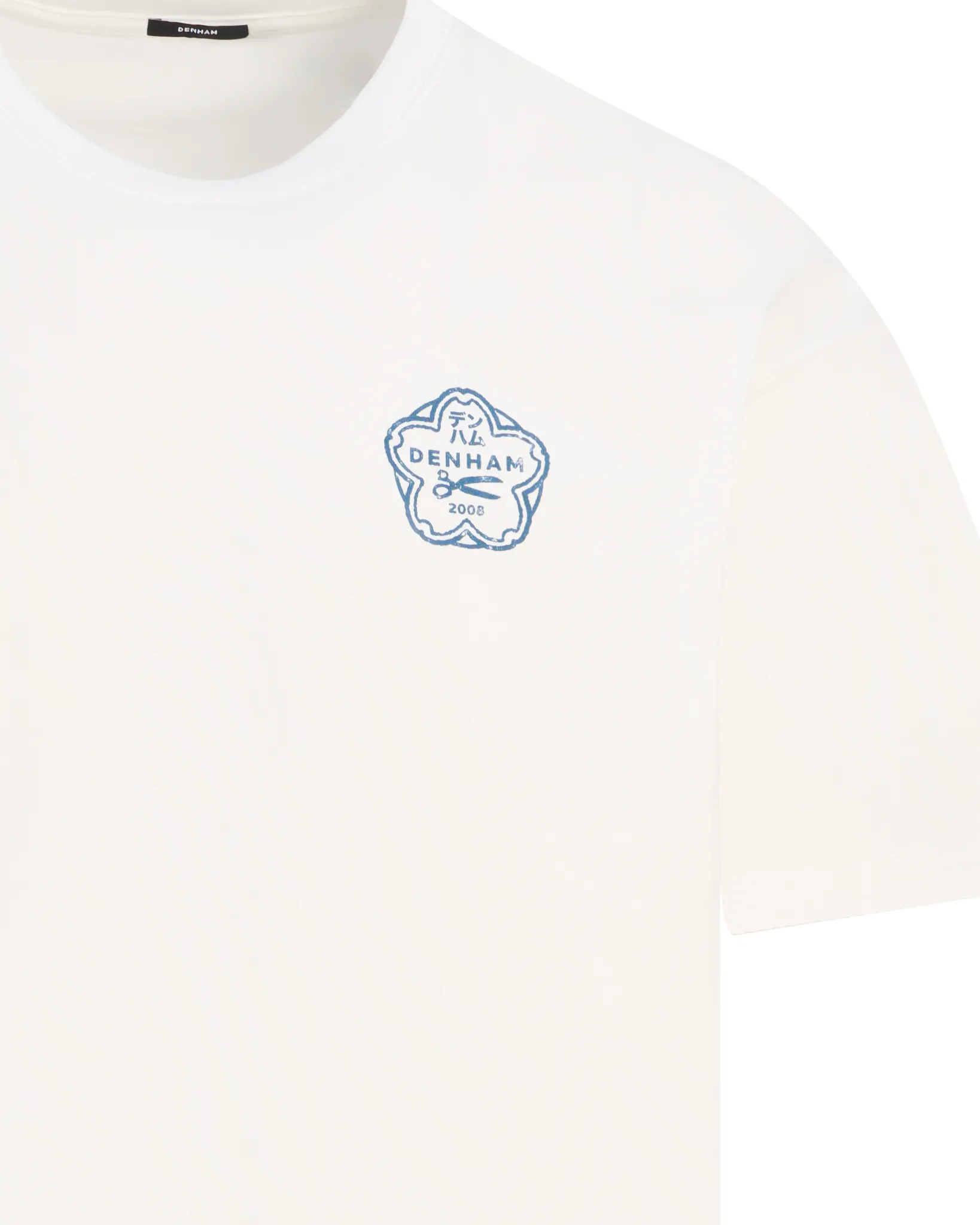 Denham T-shirt Himari Wit 111235-001-L