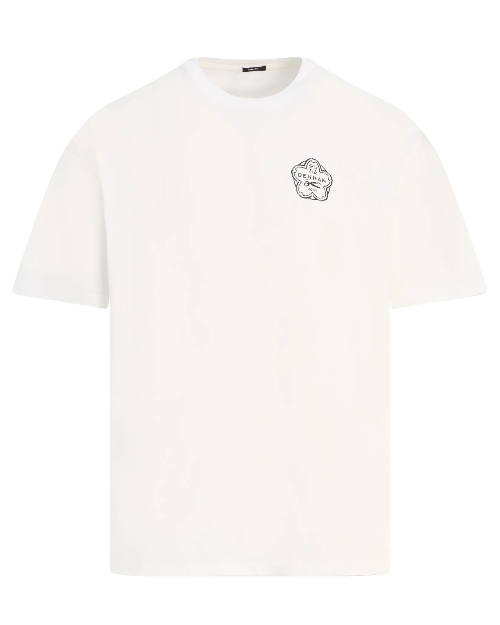 Denham T-shirt Roots Wit 111236-001-L