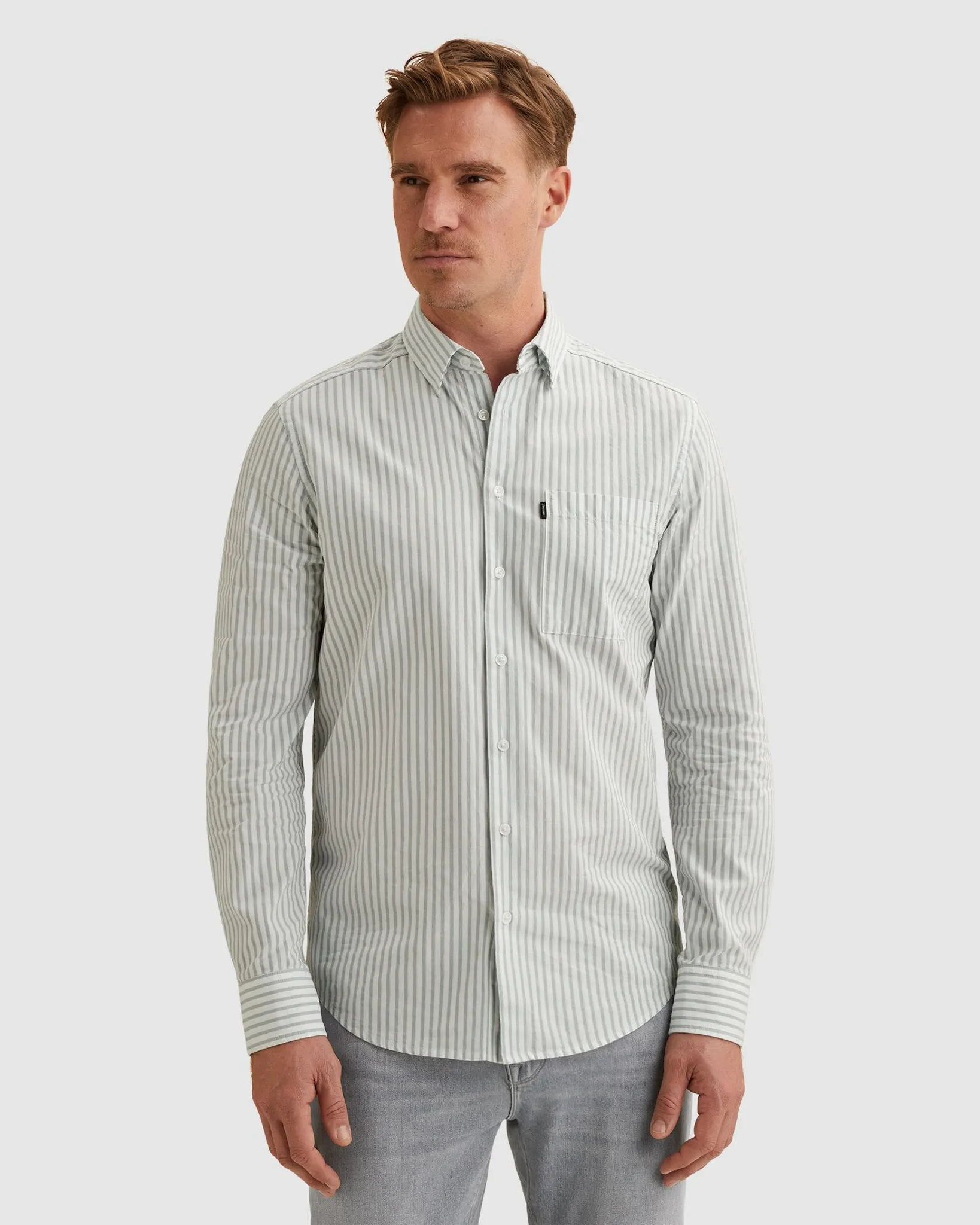 Vanguard Casual Overhemd Wit 111243-001-L