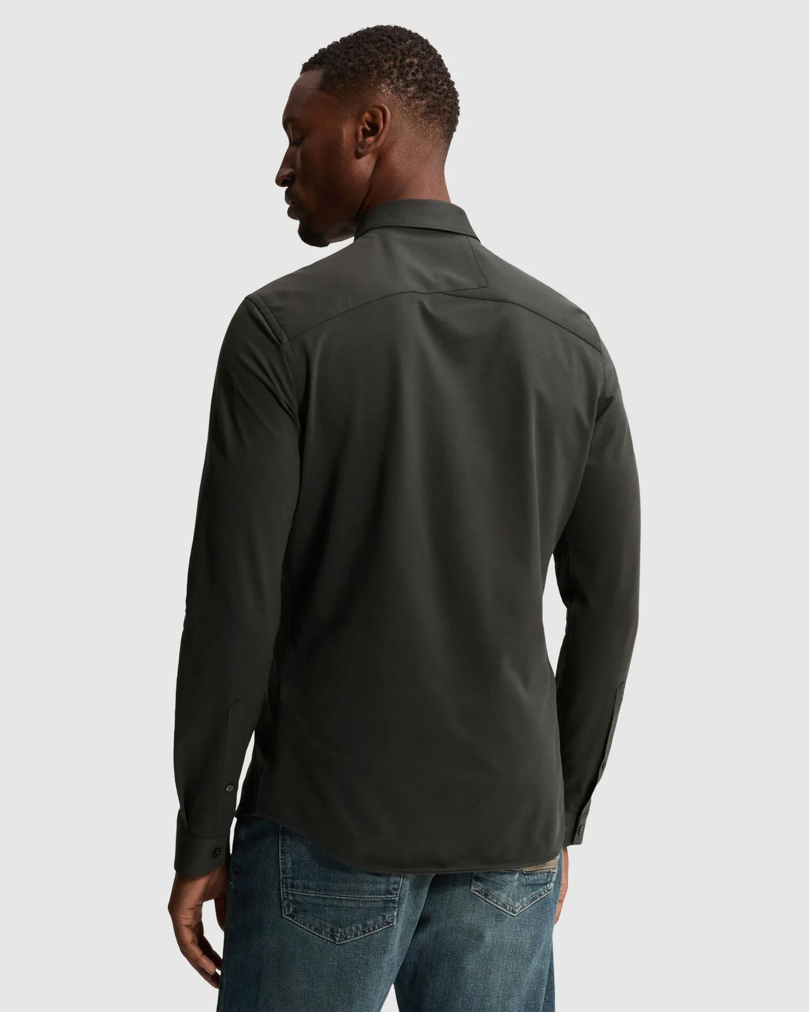Cast Iron Casual Overhemd Grijs 111427-001-L