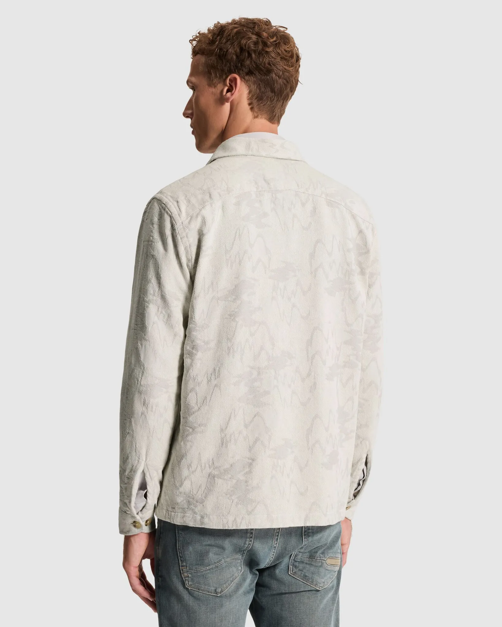 Cast Iron Casual overhemd Blauw 111428-001-L