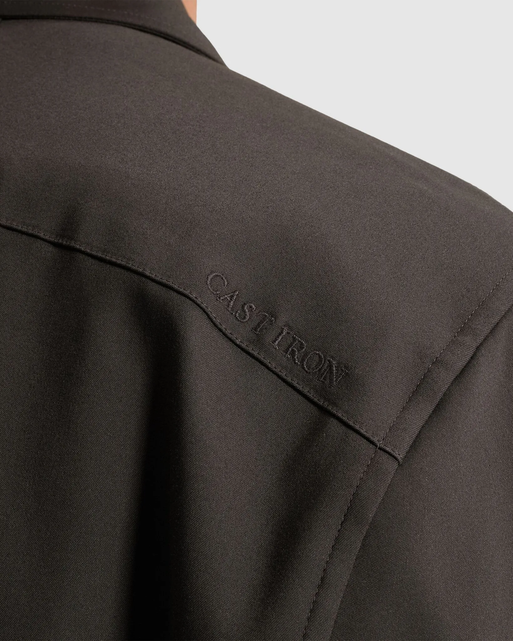 Cast Iron Overshirt Tech Stretch Grijs 111430-001-L