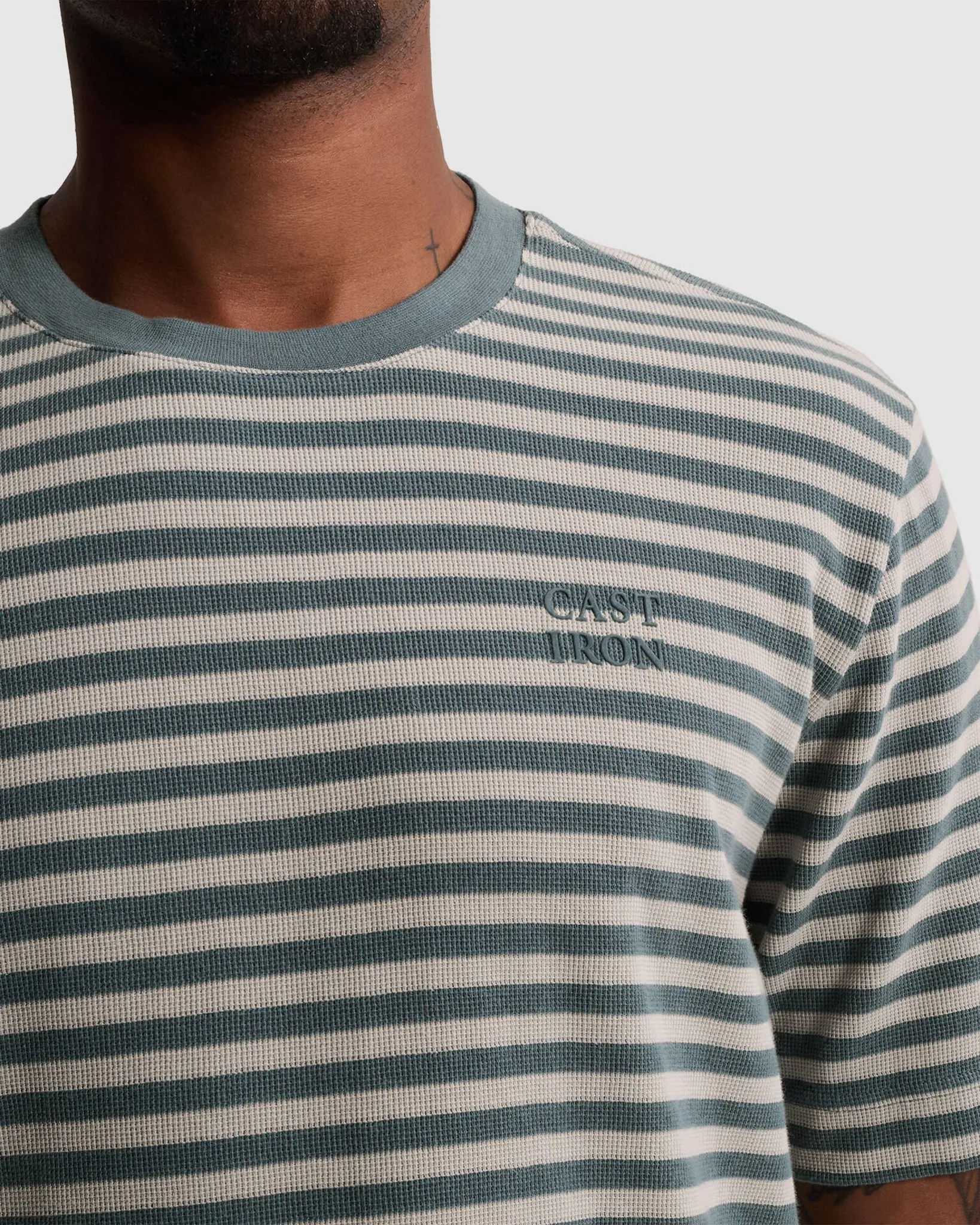 Cast Iron T-shirt Korte mouw Blauw 111440-001-L