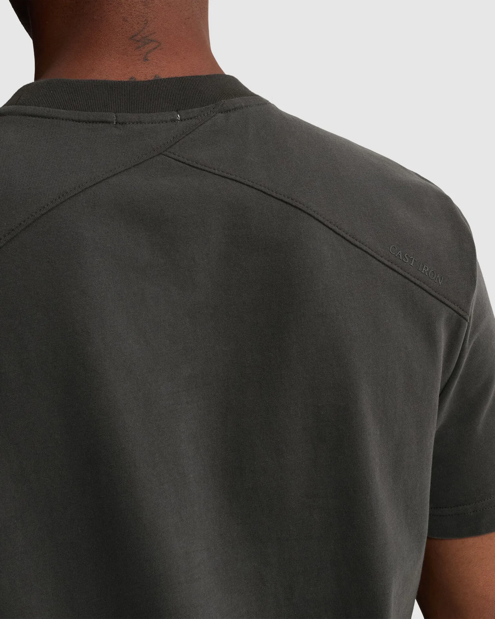 Cast Iron T-shirt Korte mouw Grijs 111442-001-L