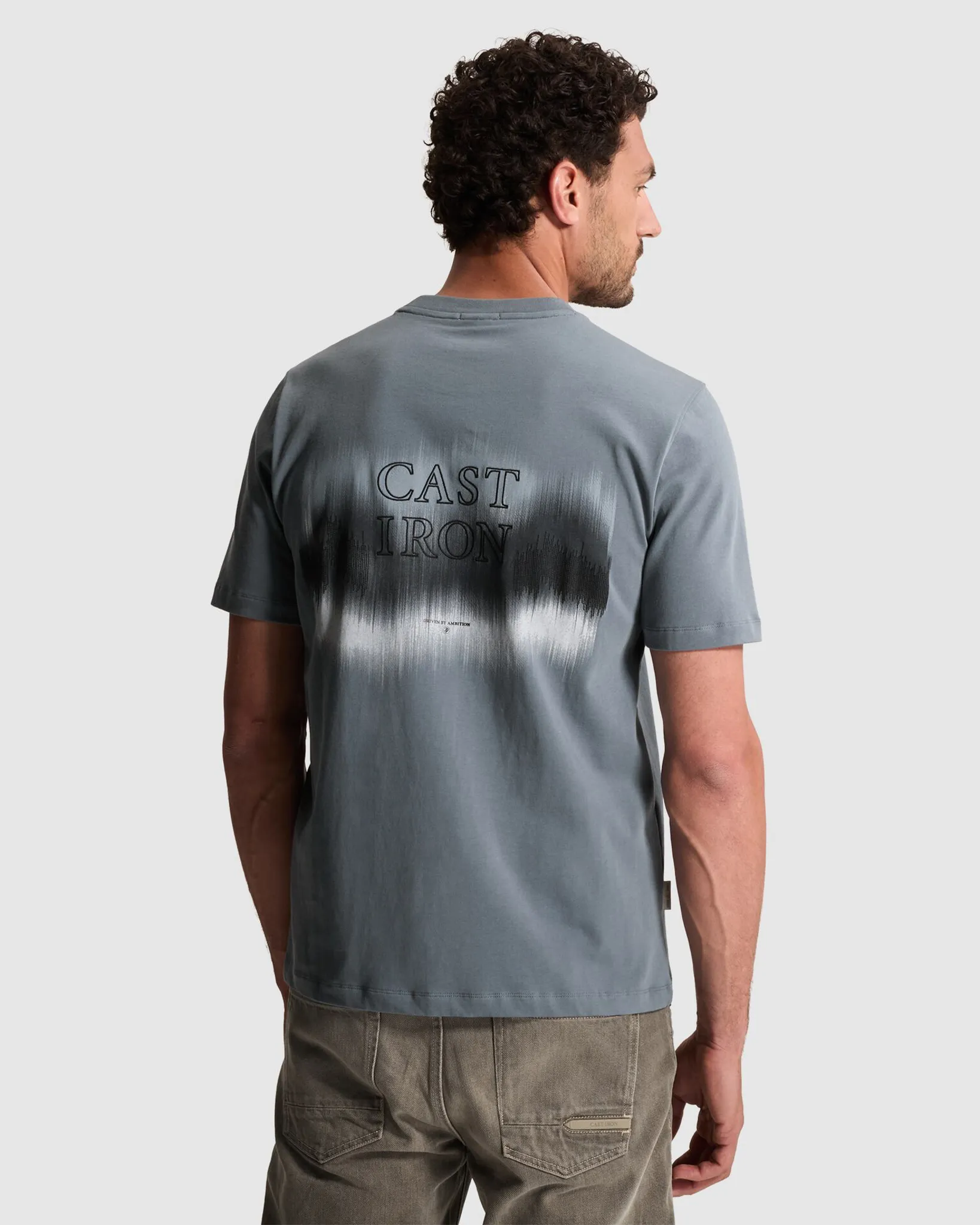 Cast Iron T-shirt Korte mouw Blauw 111443-001-L