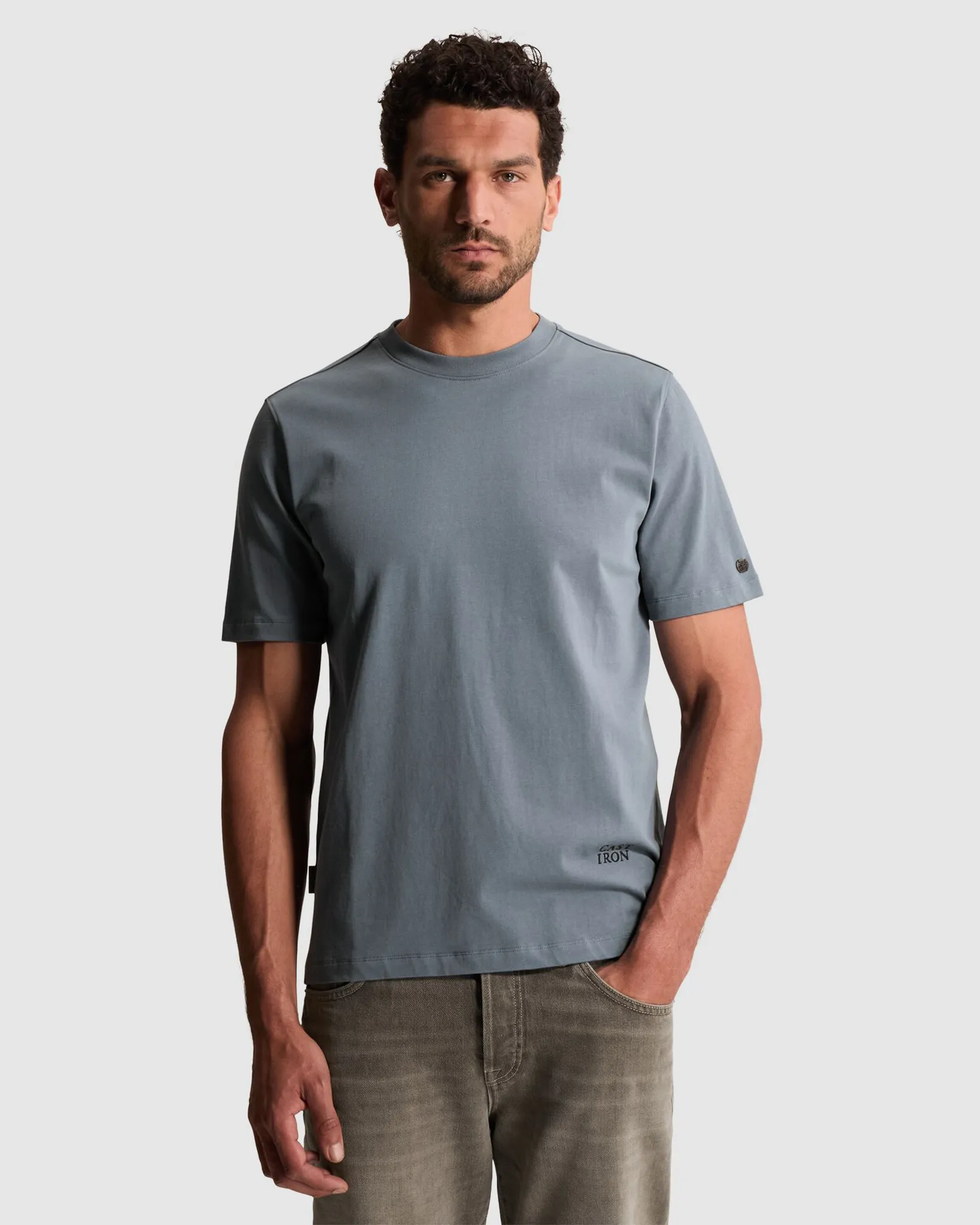 Cast Iron T-shirt Korte mouw Blauw 111443-001-L