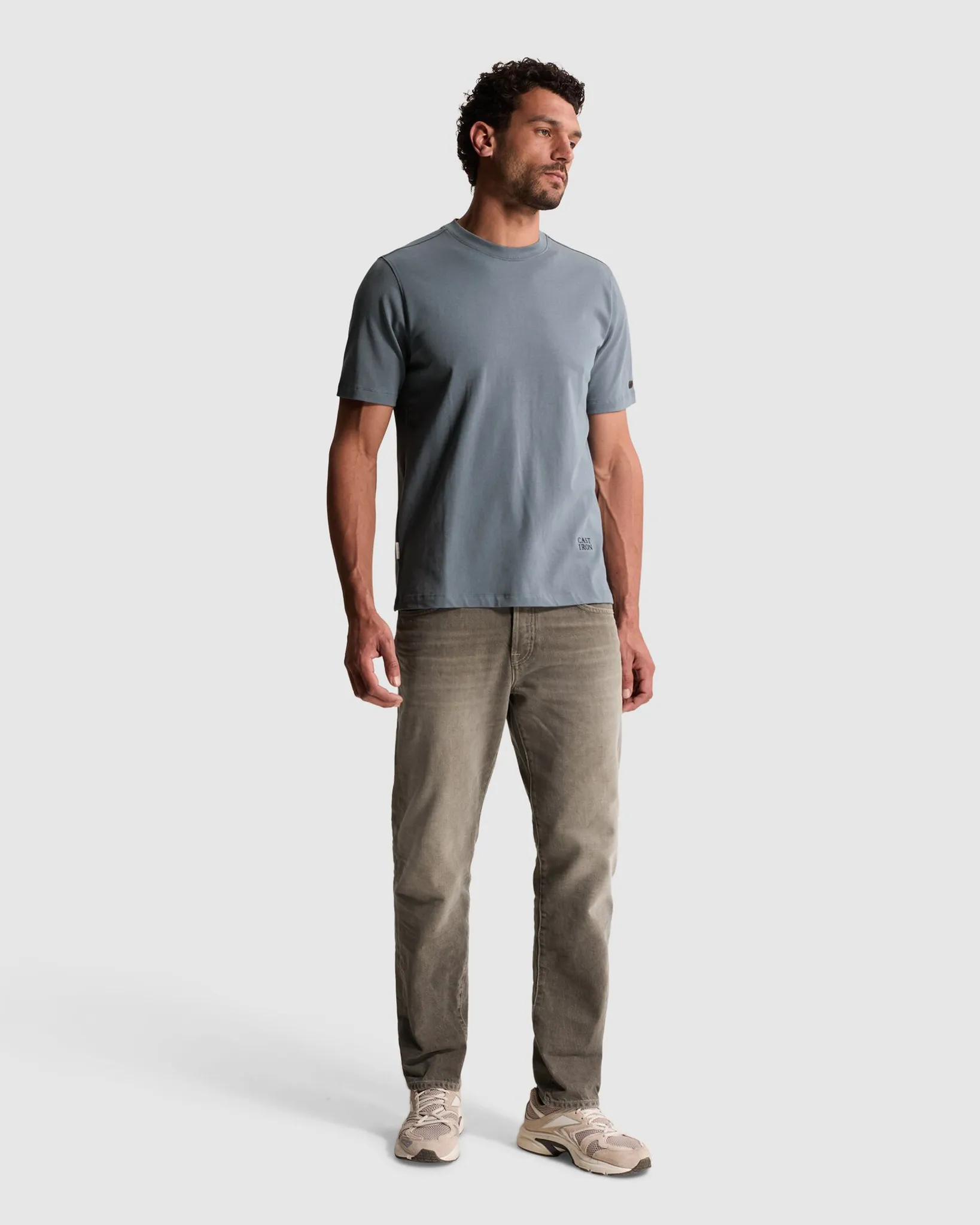 Cast Iron T-shirt Korte mouw Blauw 111443-001-L