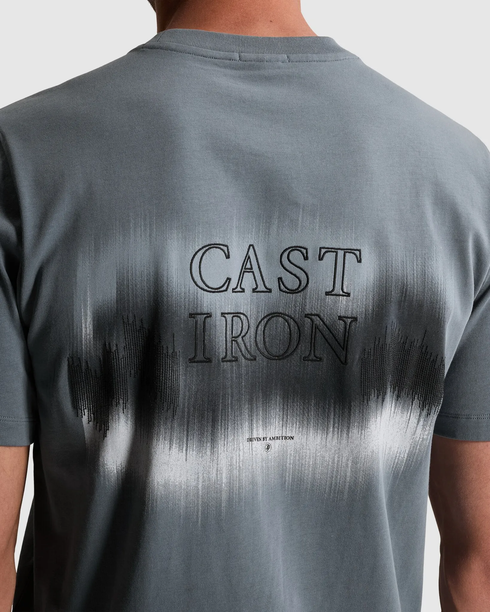 Cast Iron T-shirt Korte mouw Blauw 111443-001-L