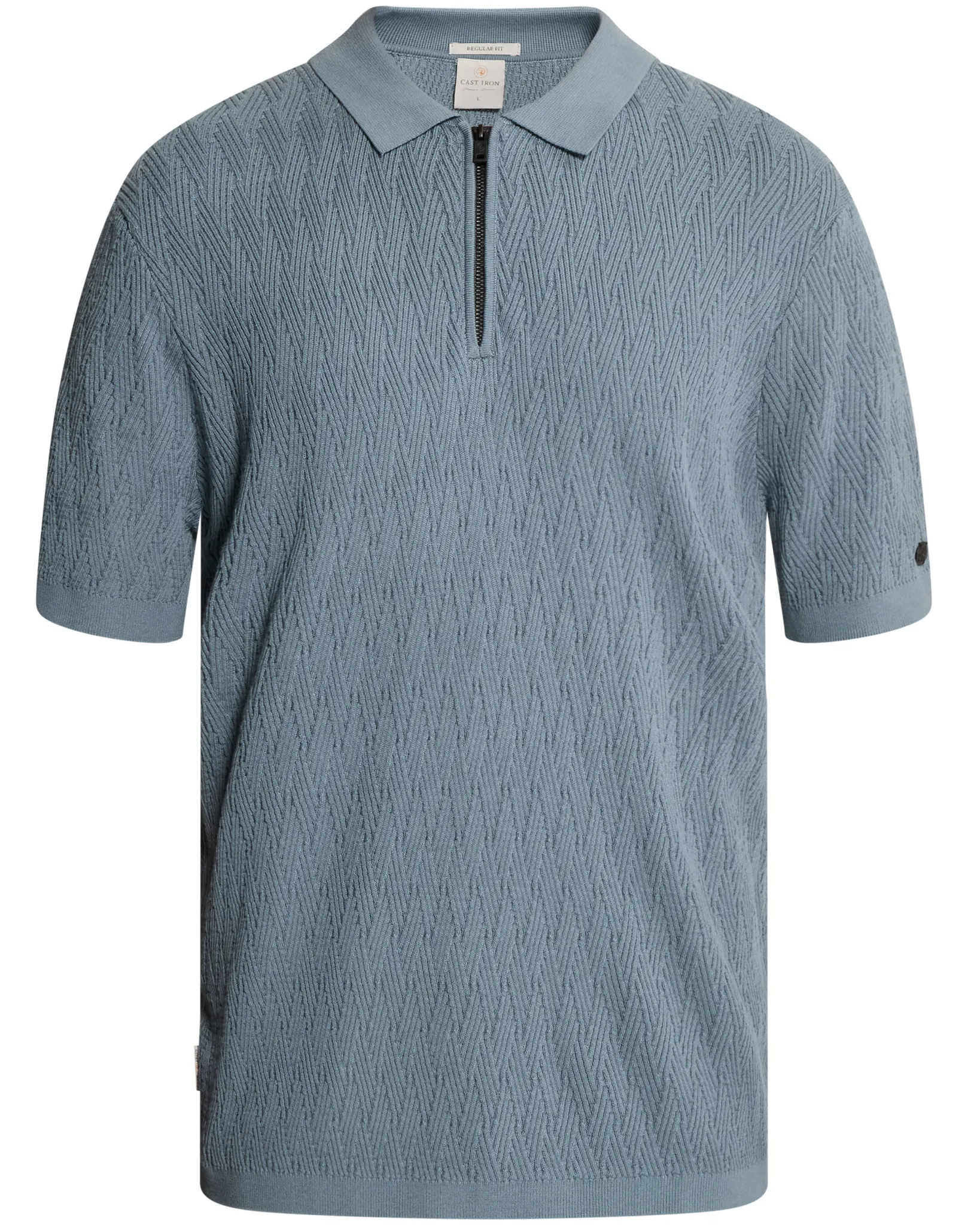 Cast Iron Polo Blauw 111444-001-L