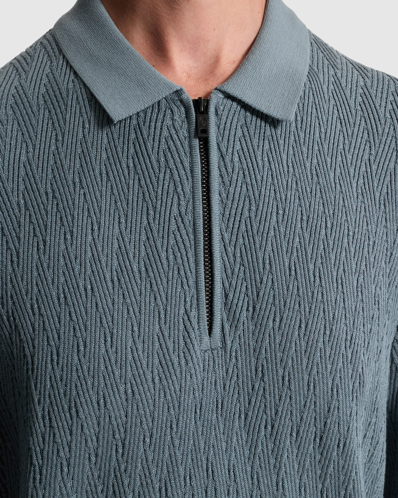 Cast Iron Polo Blauw 111444-001-L