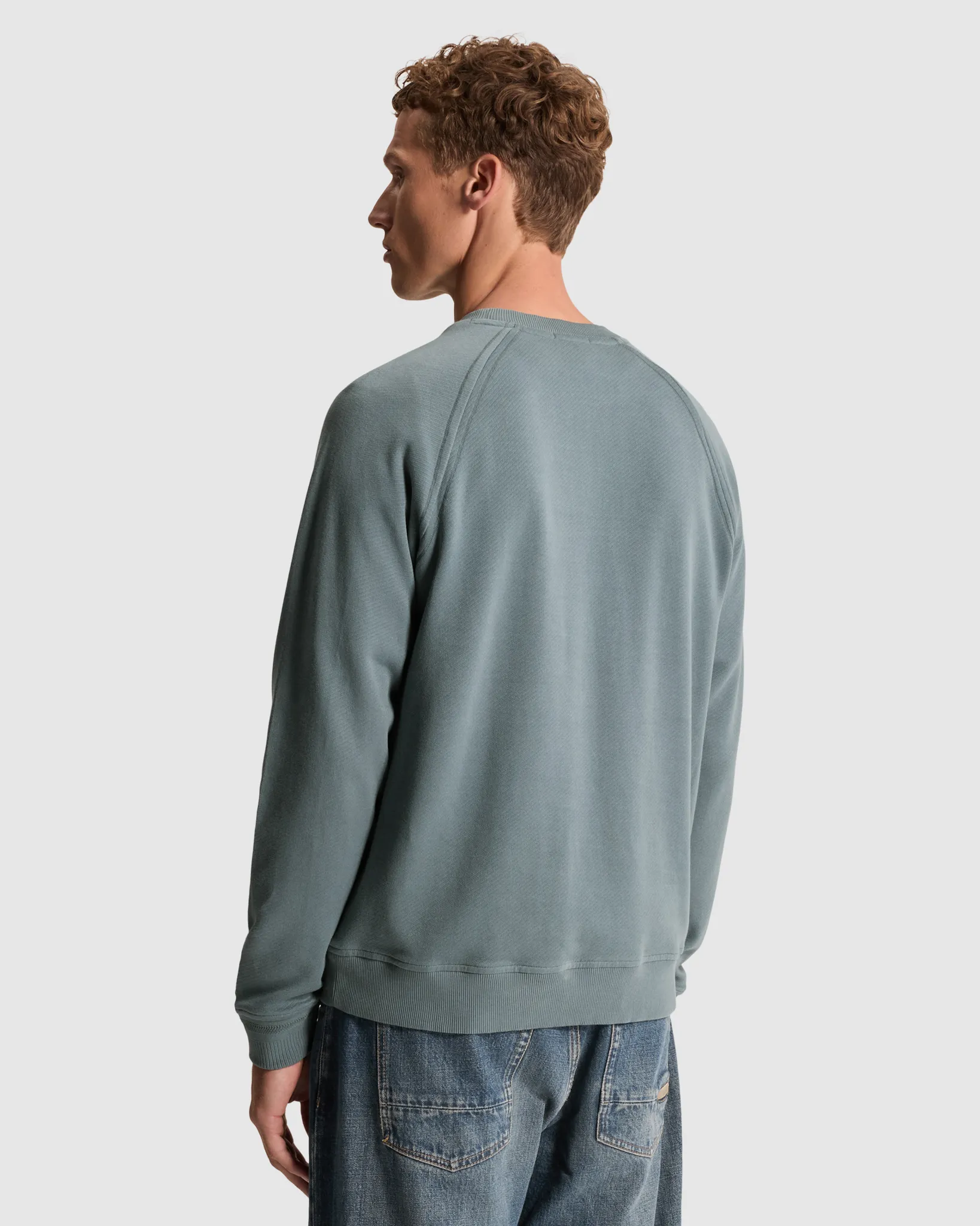 Cast Iron Sweater Blauw 111445-001-L