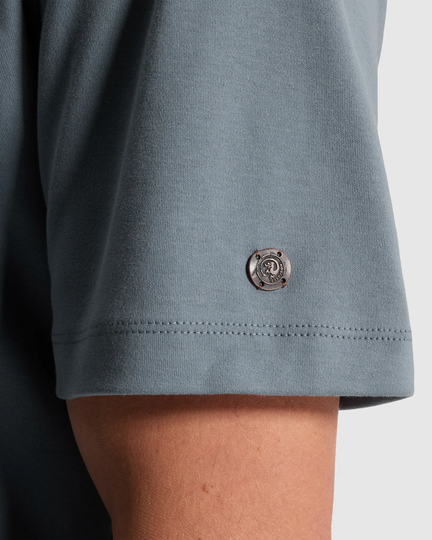 Cast Iron T-shirt Blauw 111454-001-L