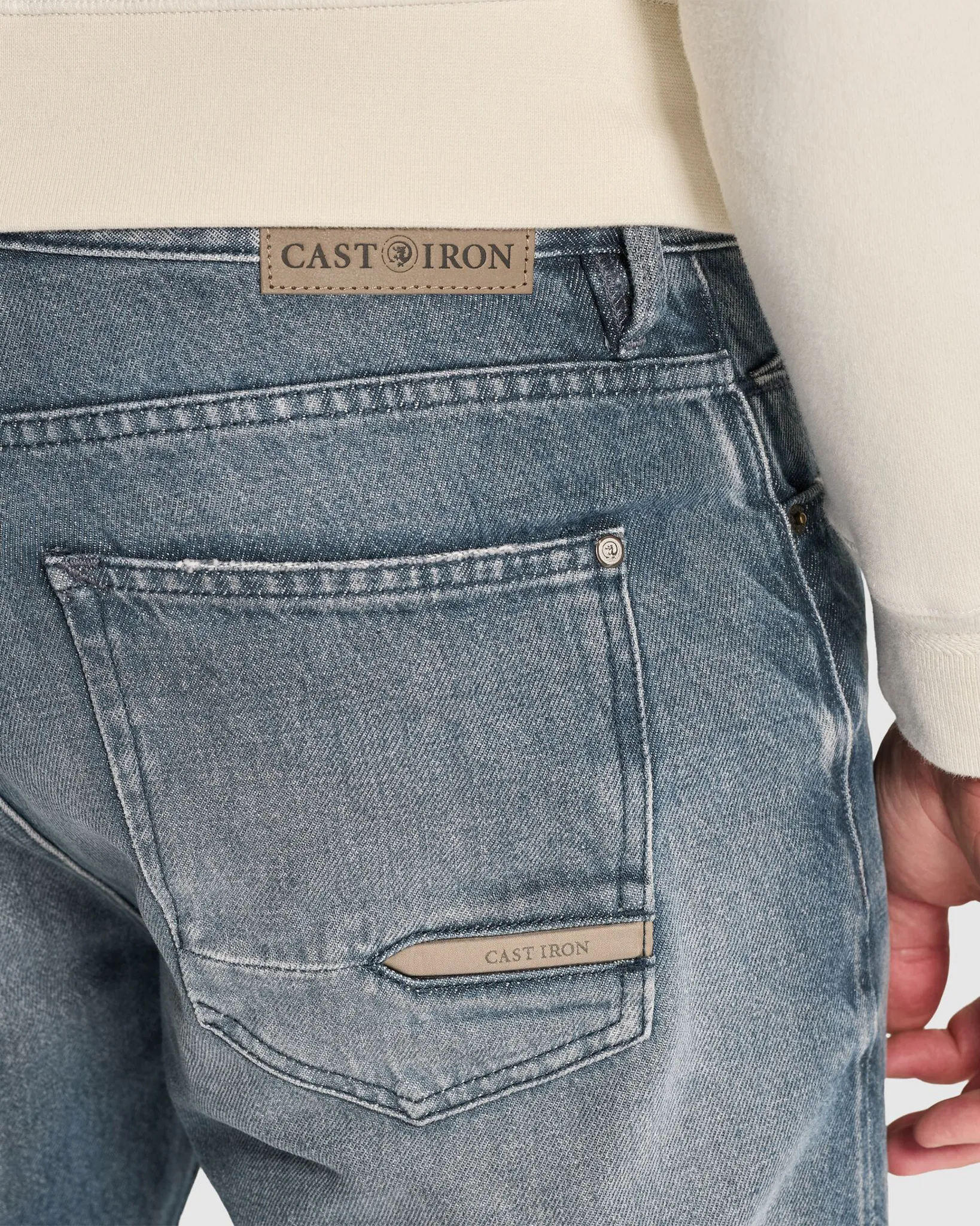 Cast Iron  Jeans Steeper Blauw 111460-001-33/32