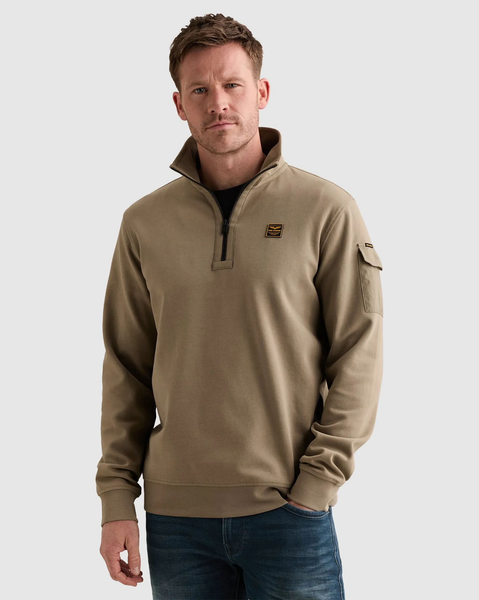 PME Legend Schipperstrui Donker groen 111463-001-L