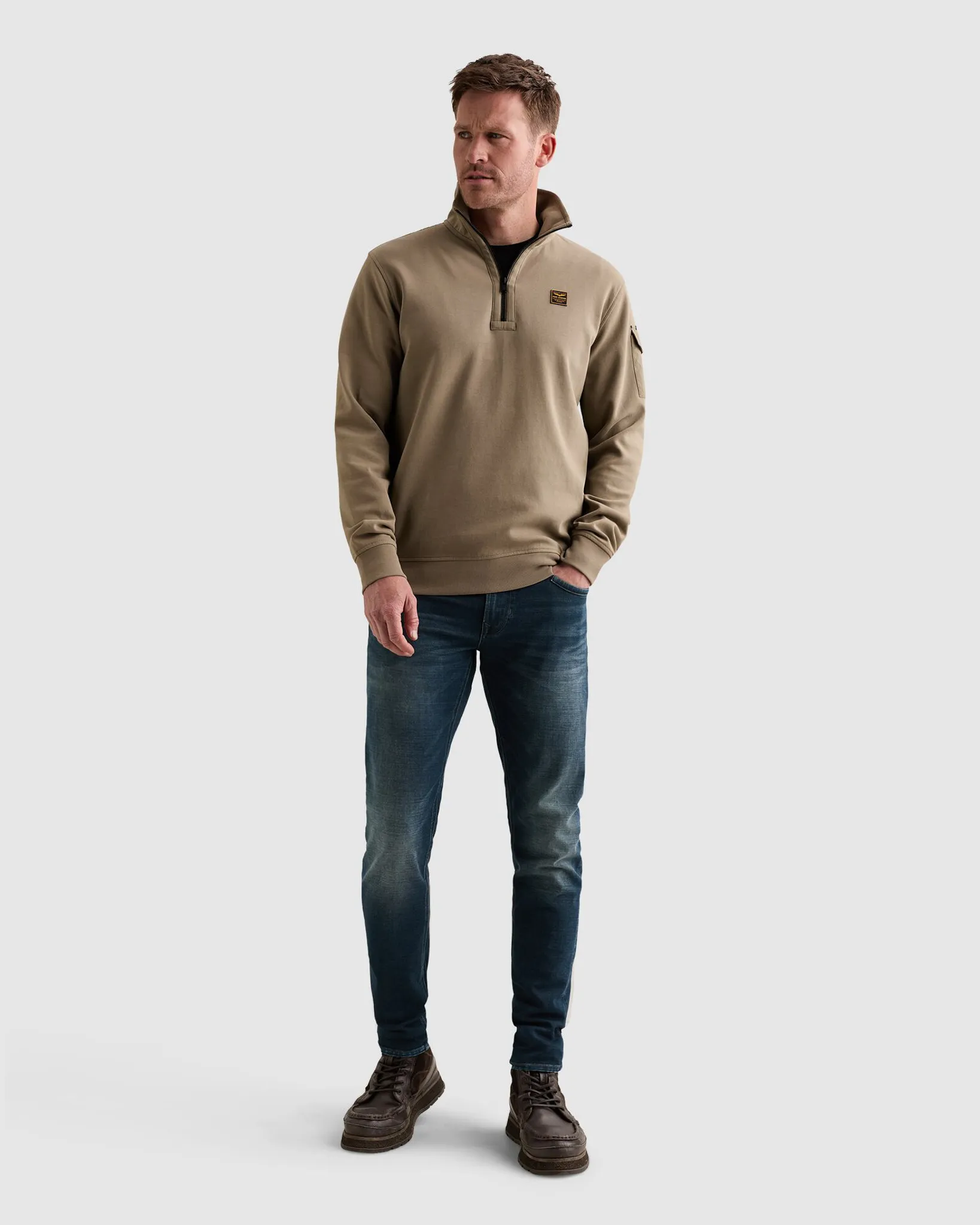 PME Legend Schipperstrui Donker groen 111463-001-L