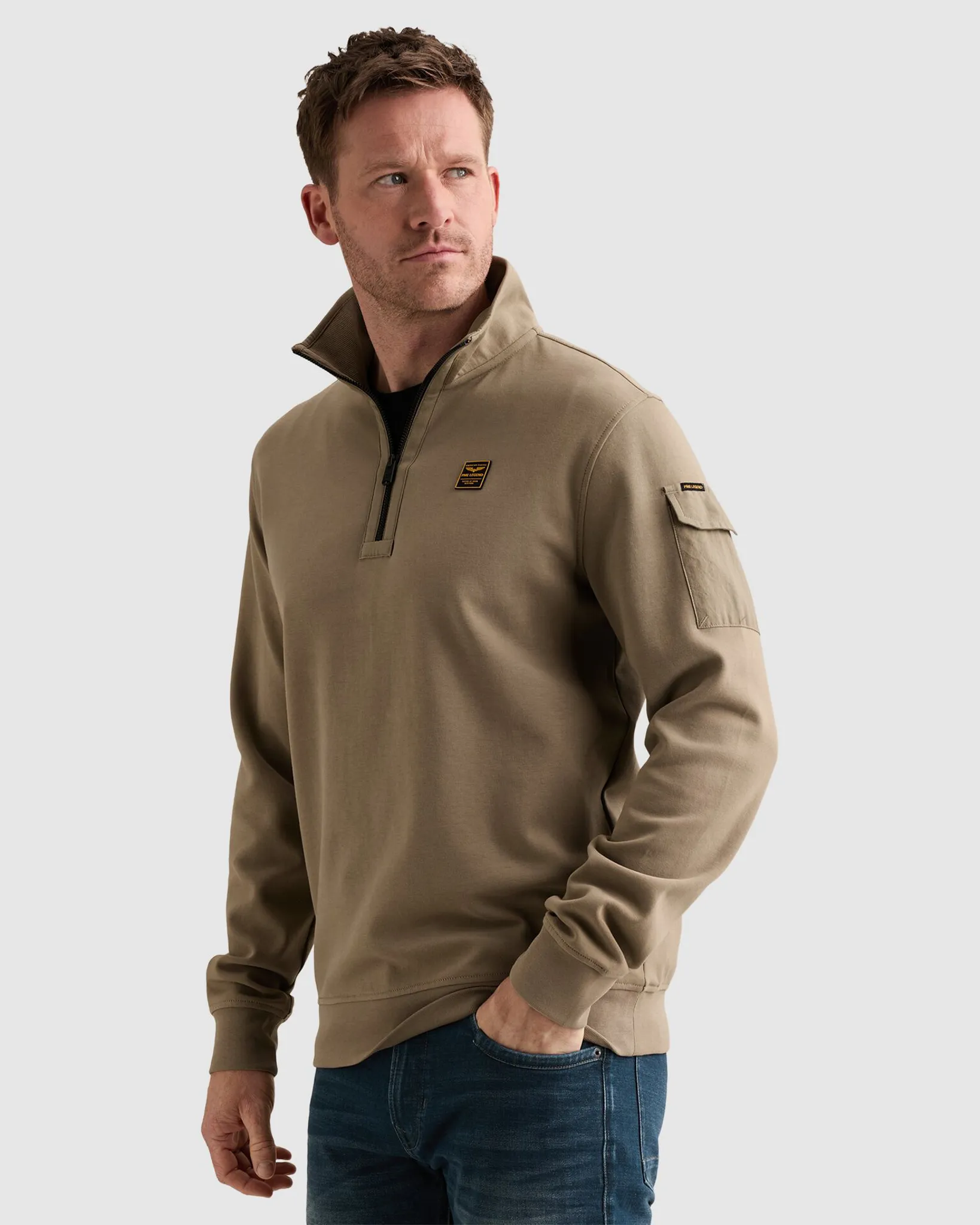 PME Legend Schipperstrui Donker groen 111463-001-L