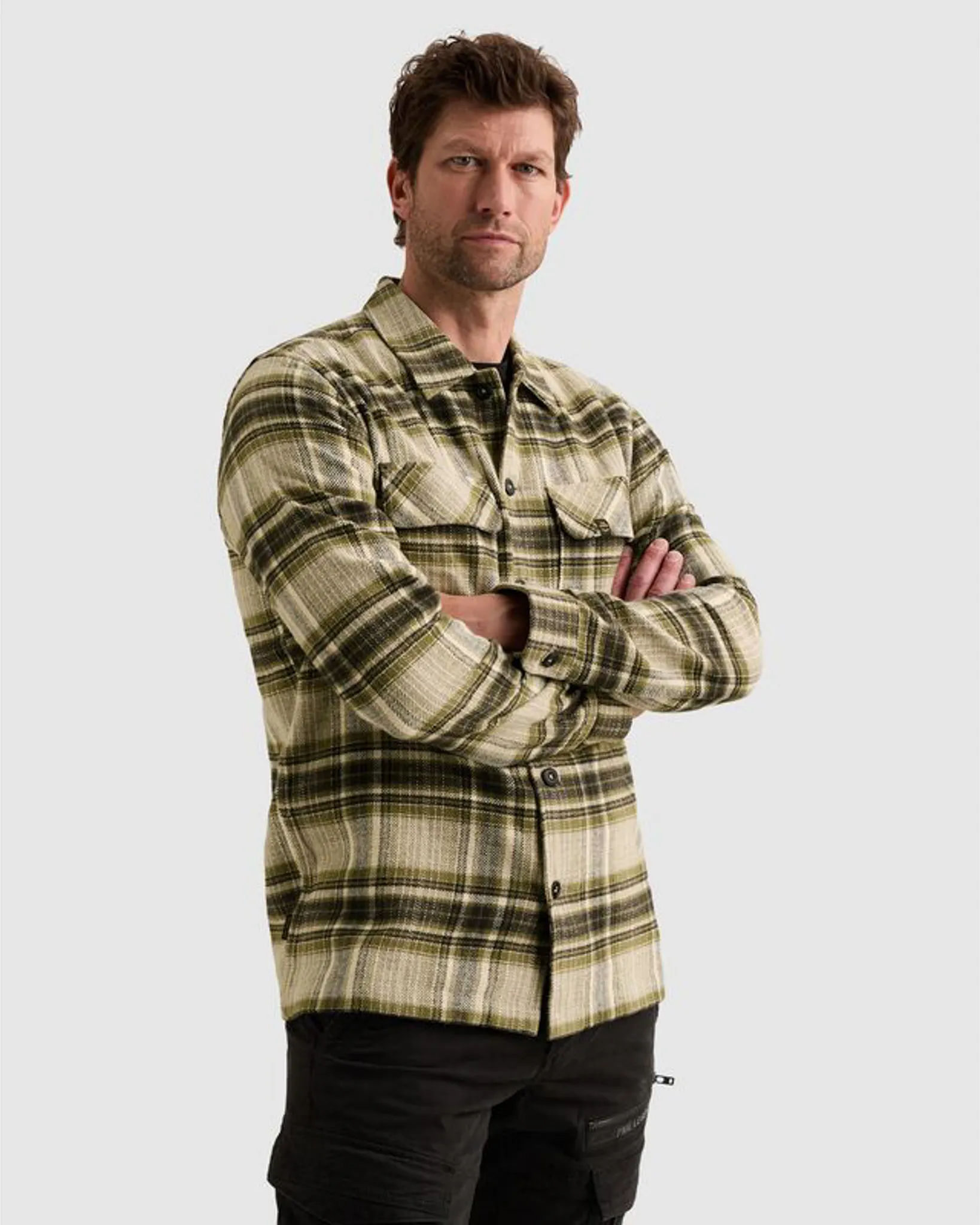 PME Legend Overshirt Groen 111467-001-L