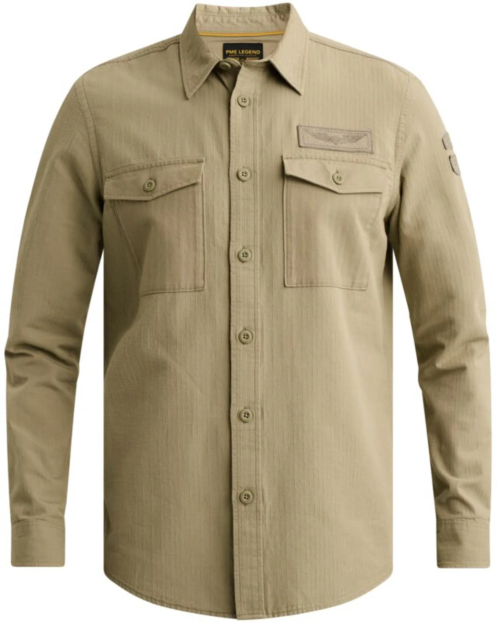PME Legend Casual overhemd Donker groen 111468-001-L