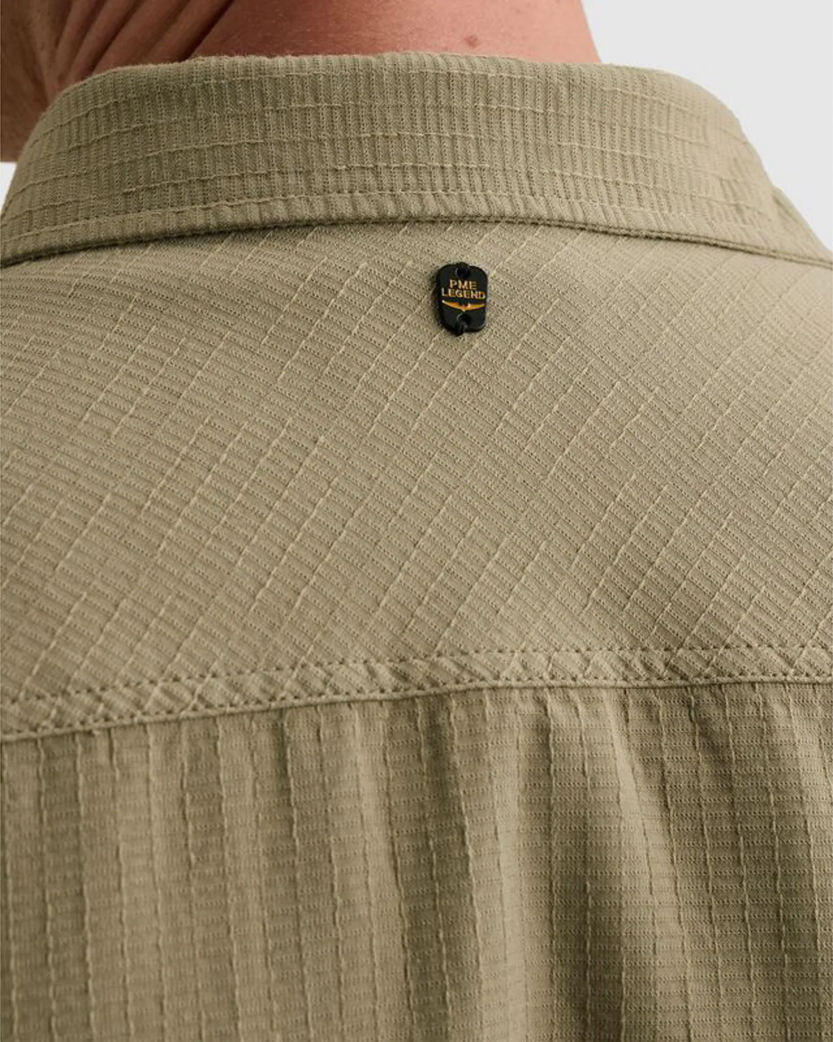 PME Legend Casual overhemd Donker groen 111468-001-L