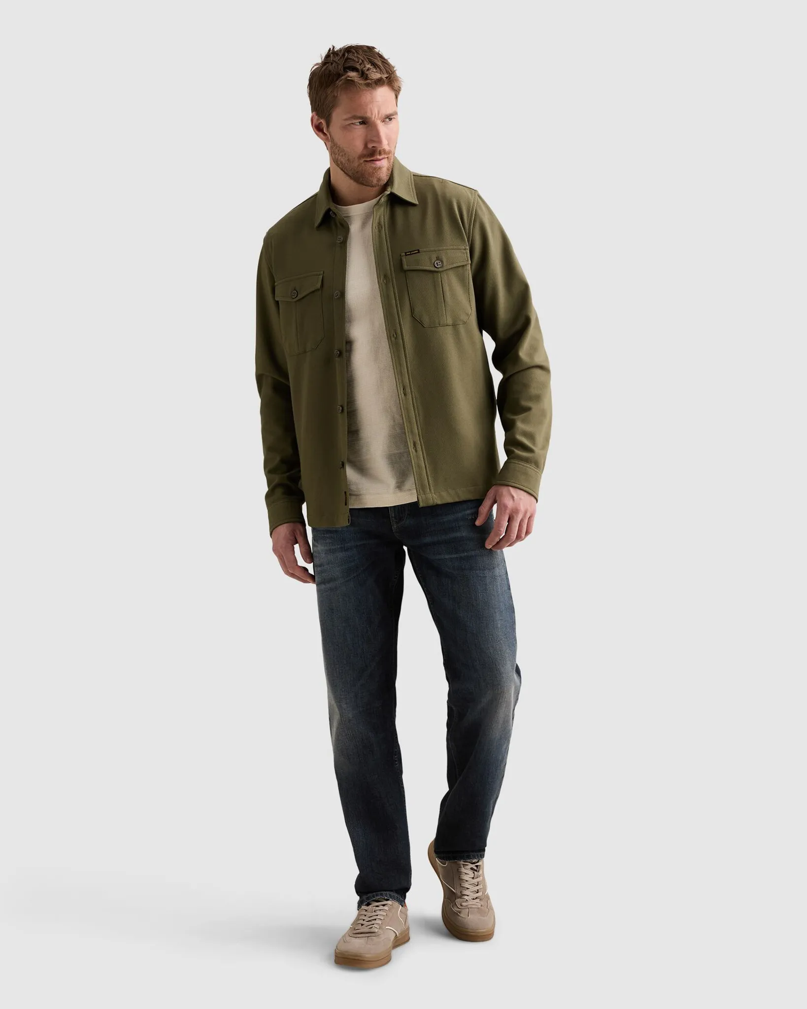 PME Legend Overshirt Blauw 111469-001-L