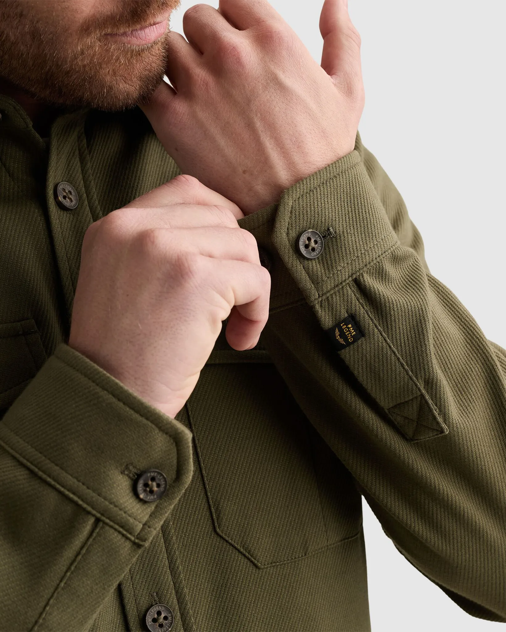 PME Legend Overshirt Blauw 111469-001-L