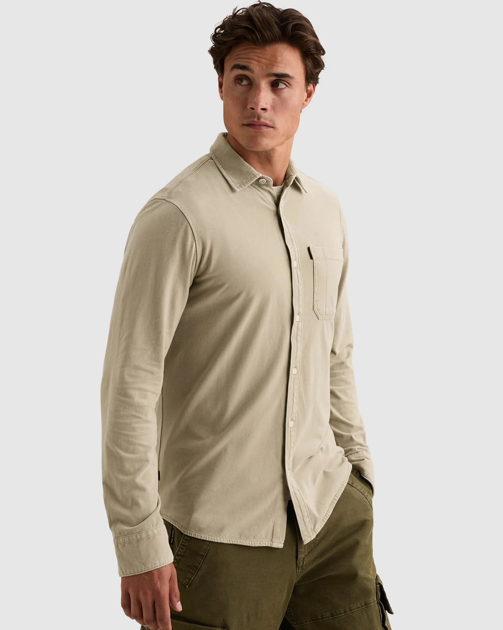 PME Legend Casual overhemd Blauw 111473-001-L