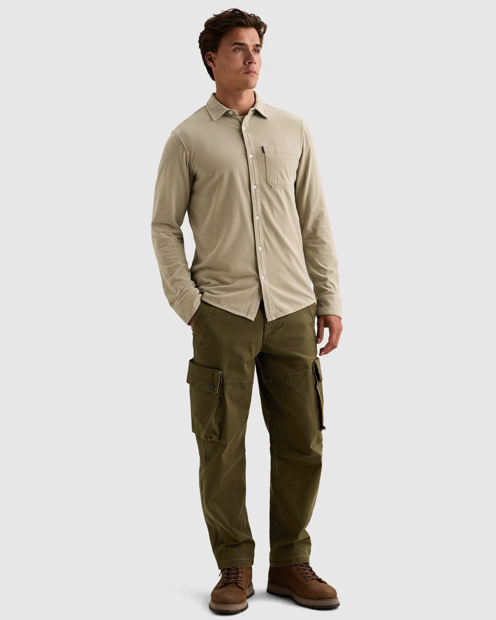 PME Legend Casual overhemd Blauw 111473-001-L