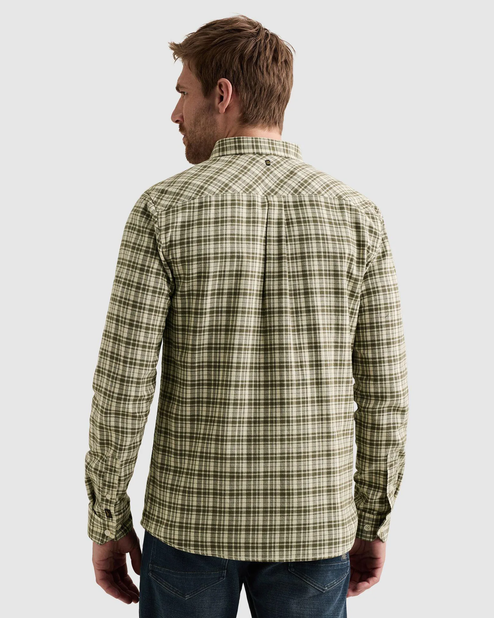 PME Legend Casual overhemd Blauw 111476-001-L