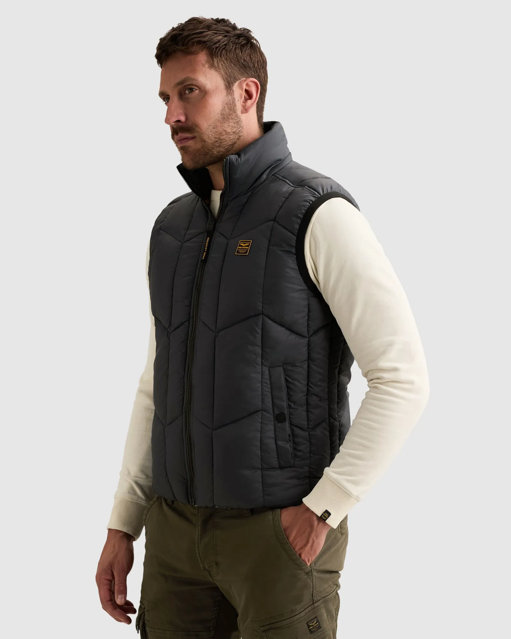 PME Legend Bodywarmer Avizer Wit 111483-001-L