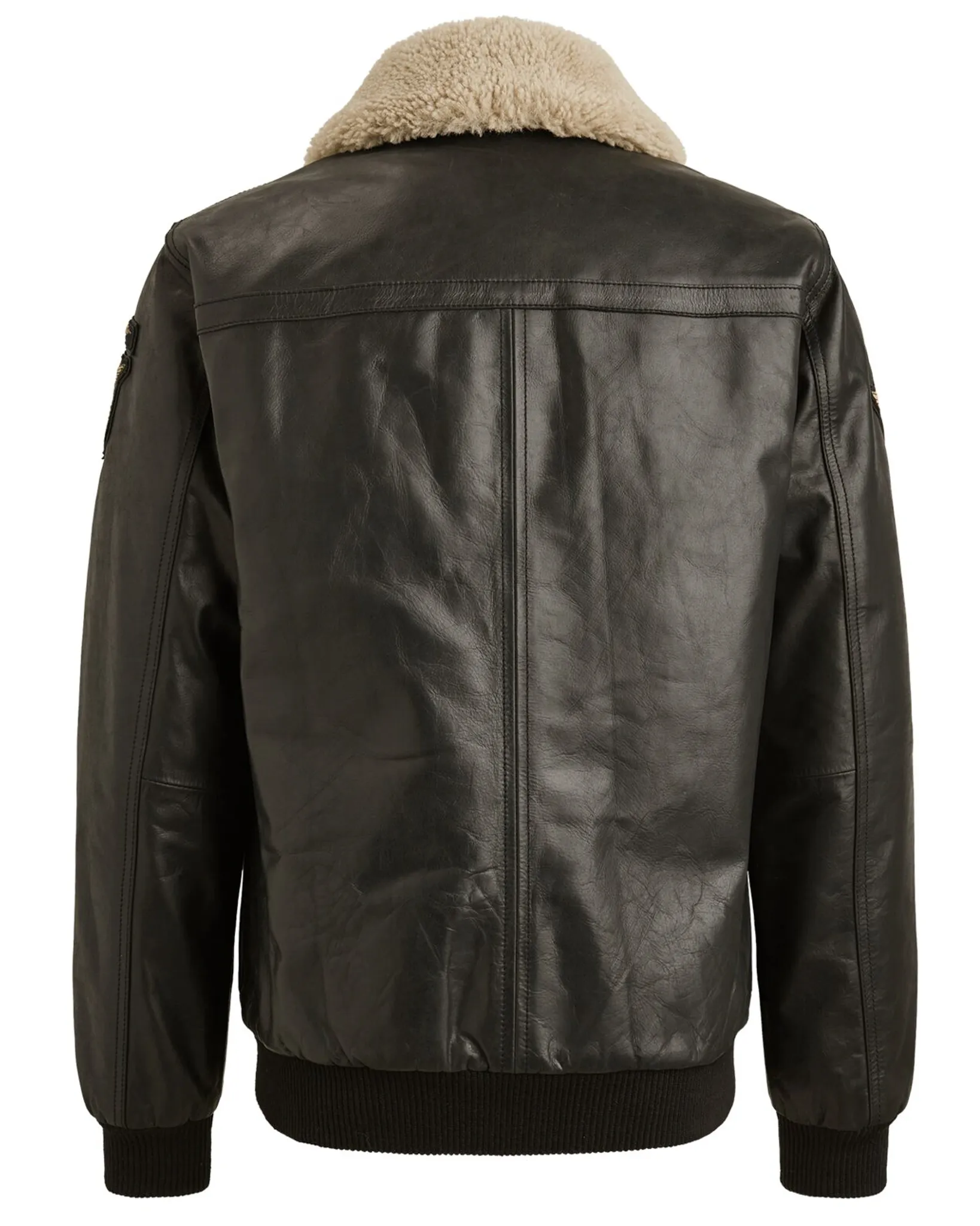 PME Legend Hudson Leren jas Zwart 111486-001-L