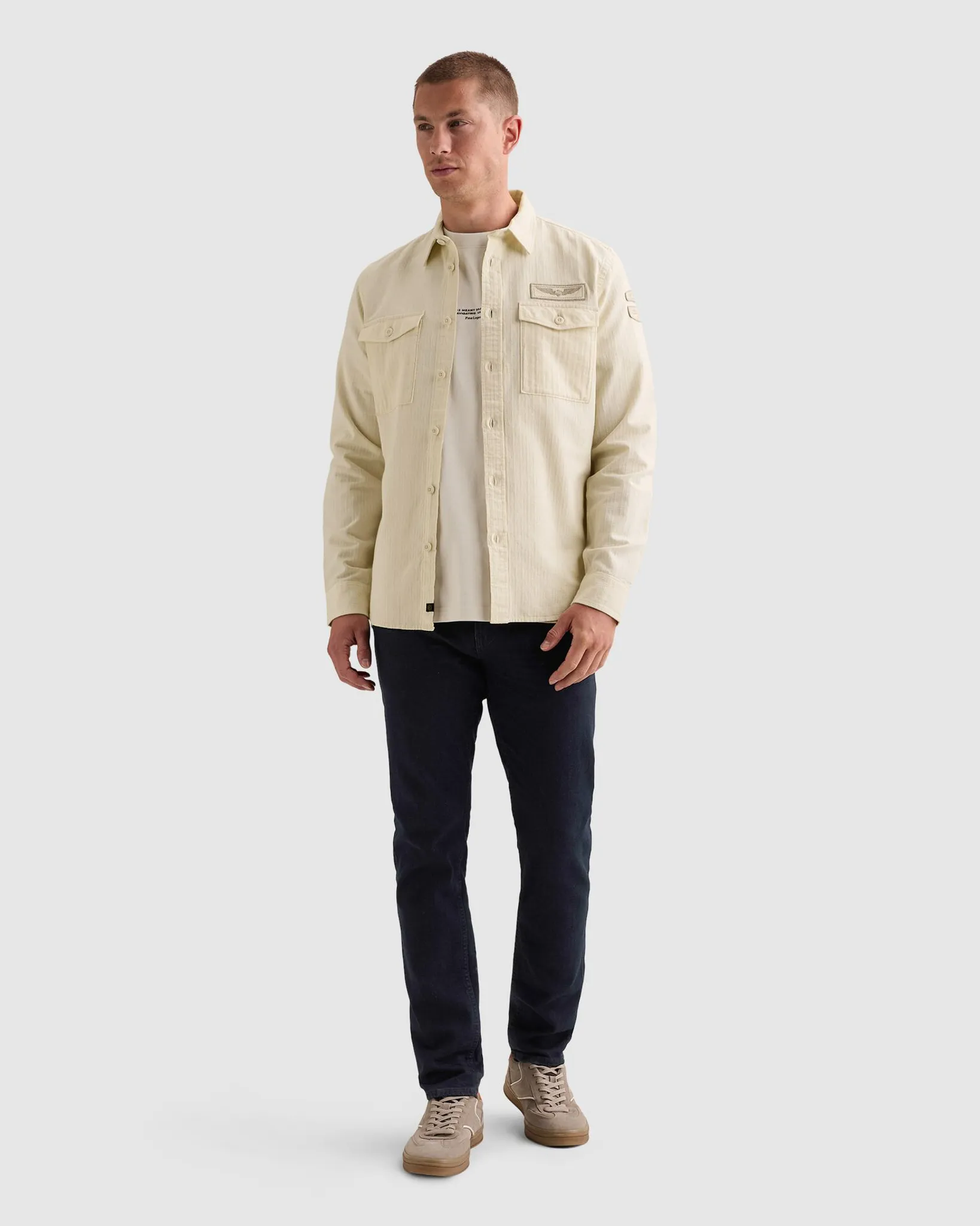 PME Legend Casual Overhemd Wit 111500-001-L