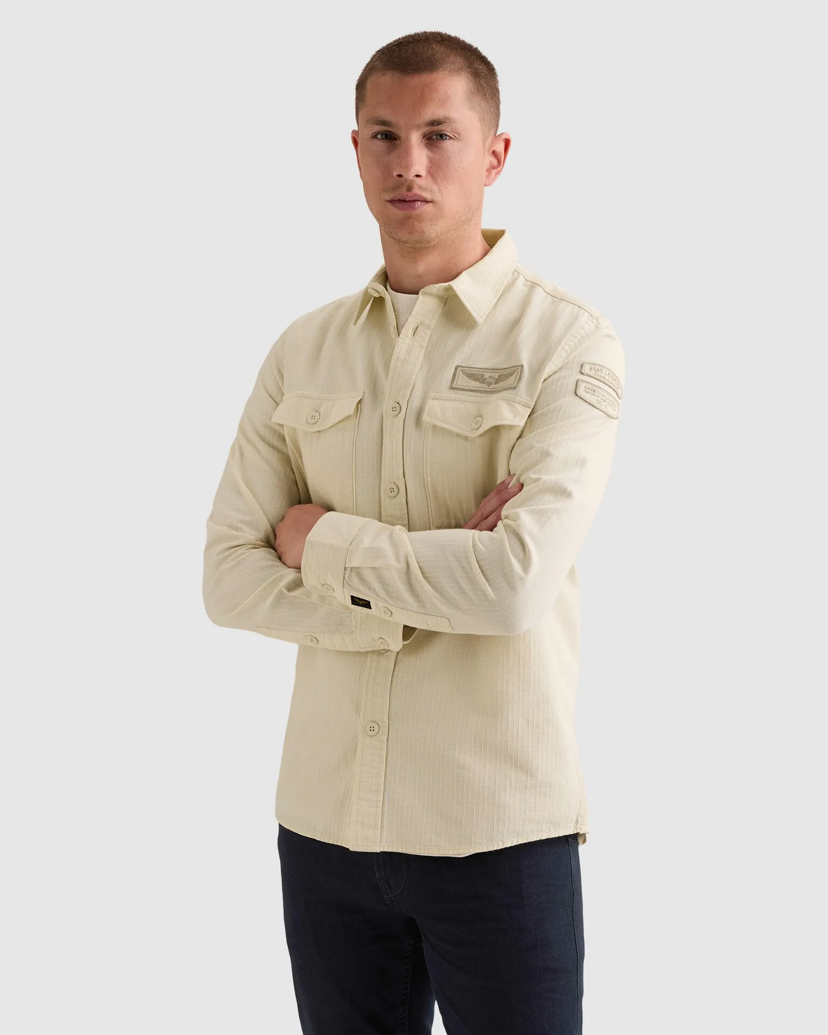 PME Legend Casual Overhemd Wit 111500-001-L