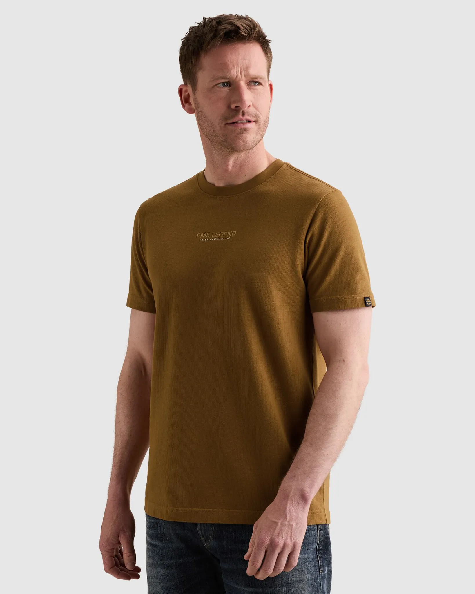 PME Legend T-shirt Bruin 111501-001-L