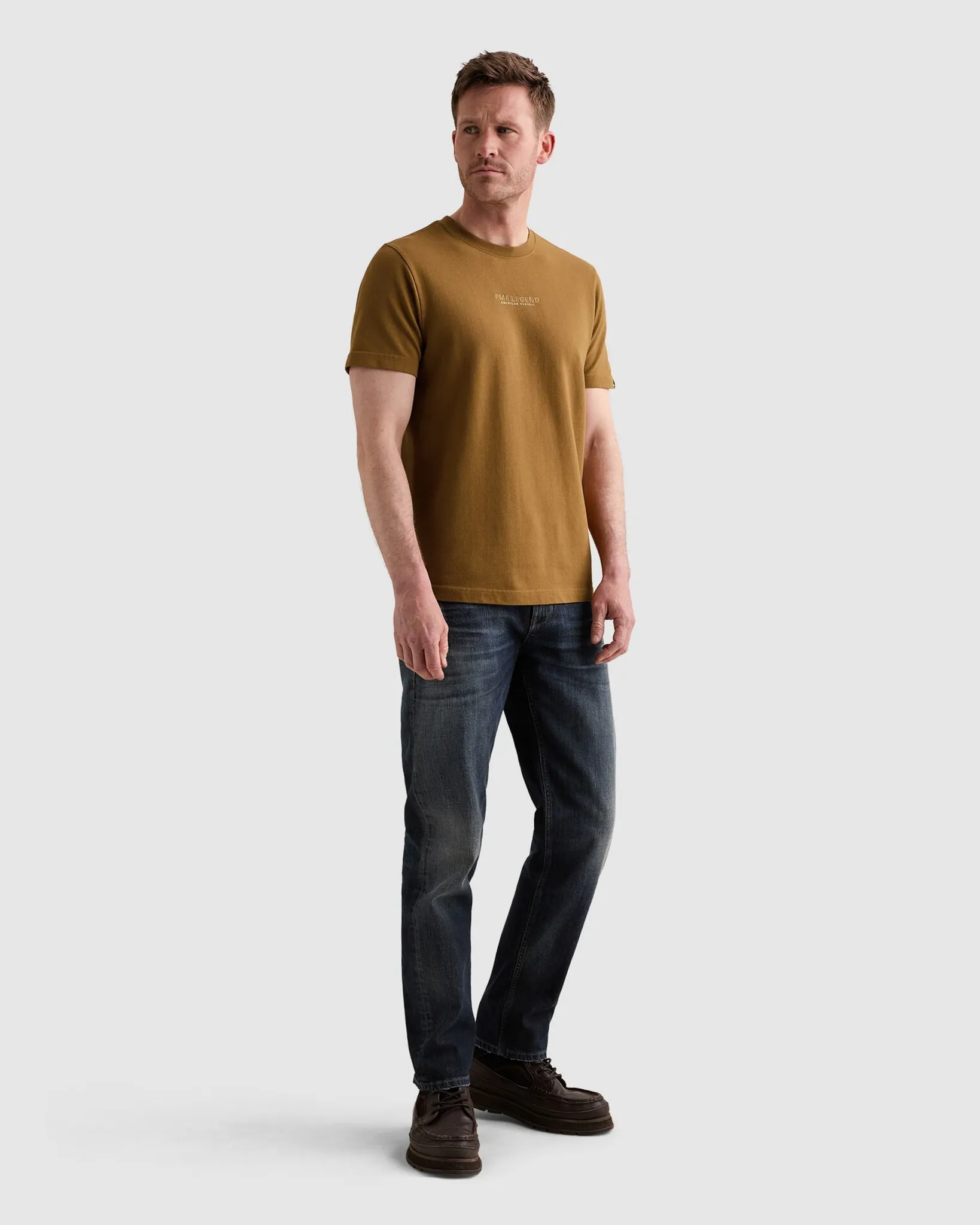 PME Legend T-shirt Bruin 111501-001-L