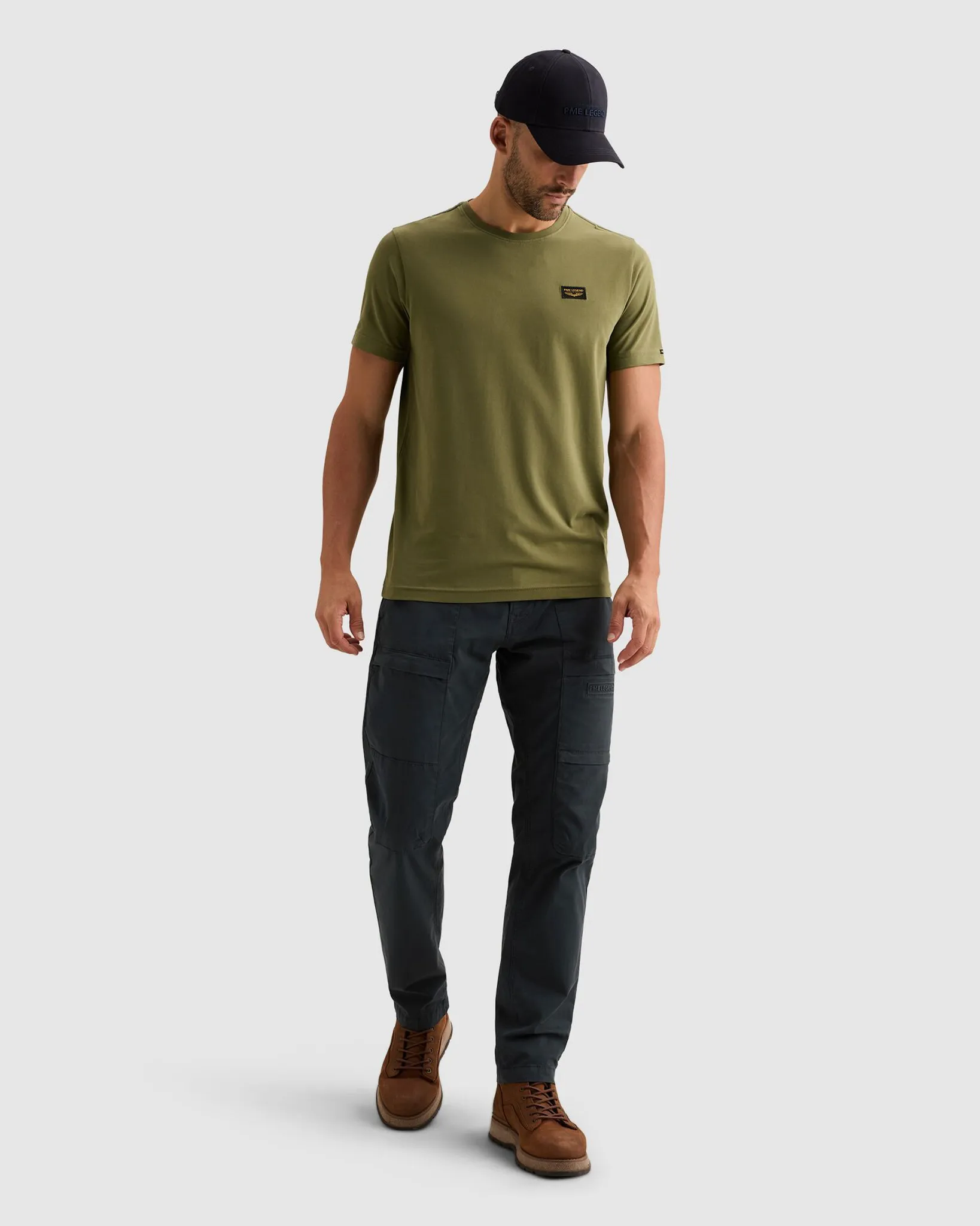PME Legend T-shirt Korte mouw Groen 111509-001-L
