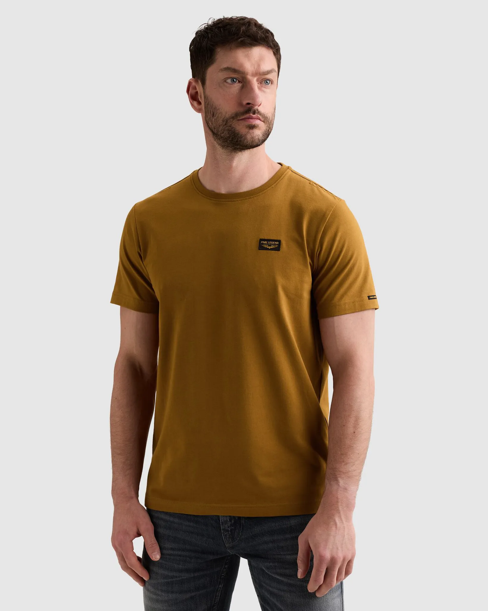 PME Legend T-shirt Korte mouw Bruin 111513-001-L