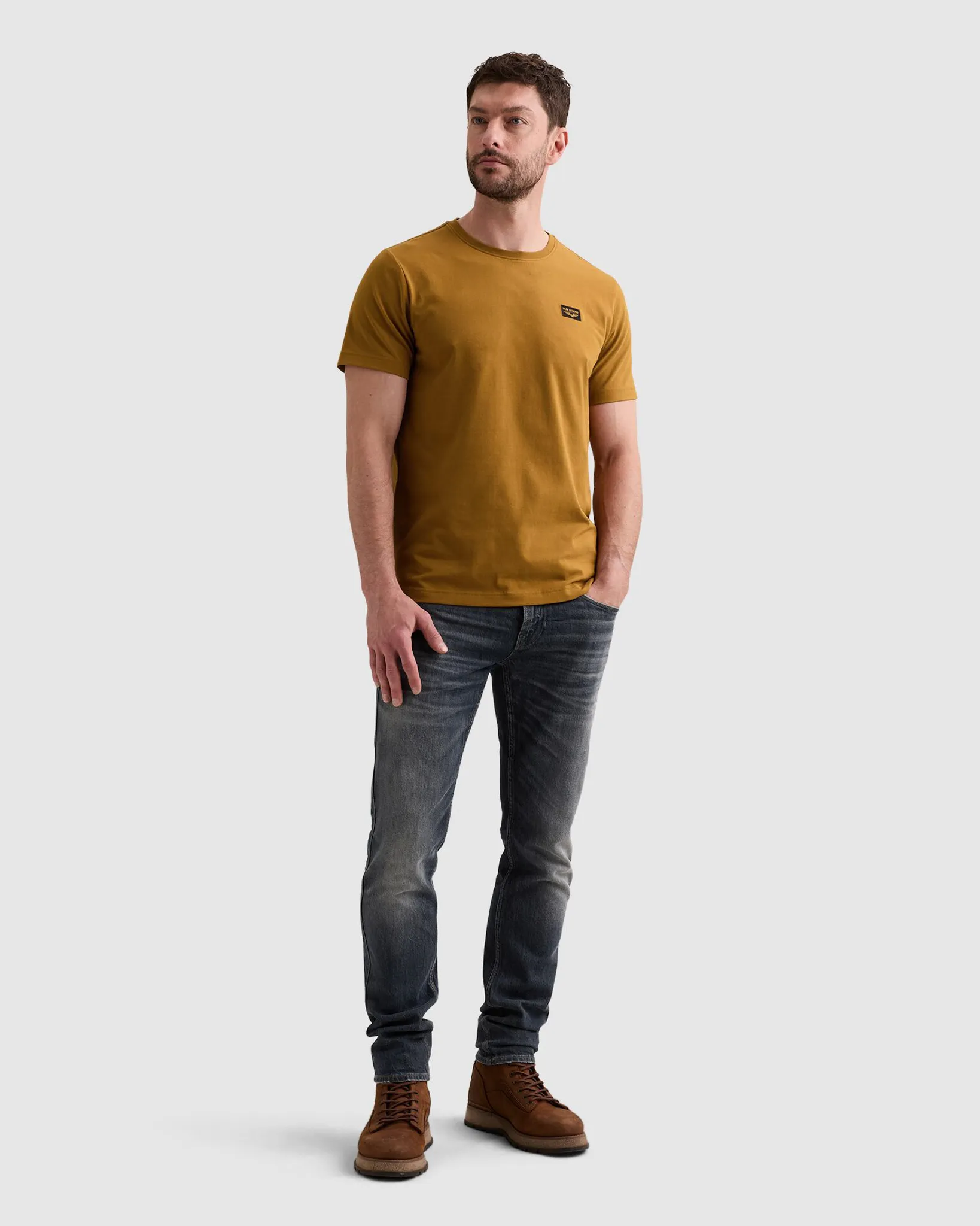 PME Legend T-shirt Korte mouw Bruin 111513-001-L