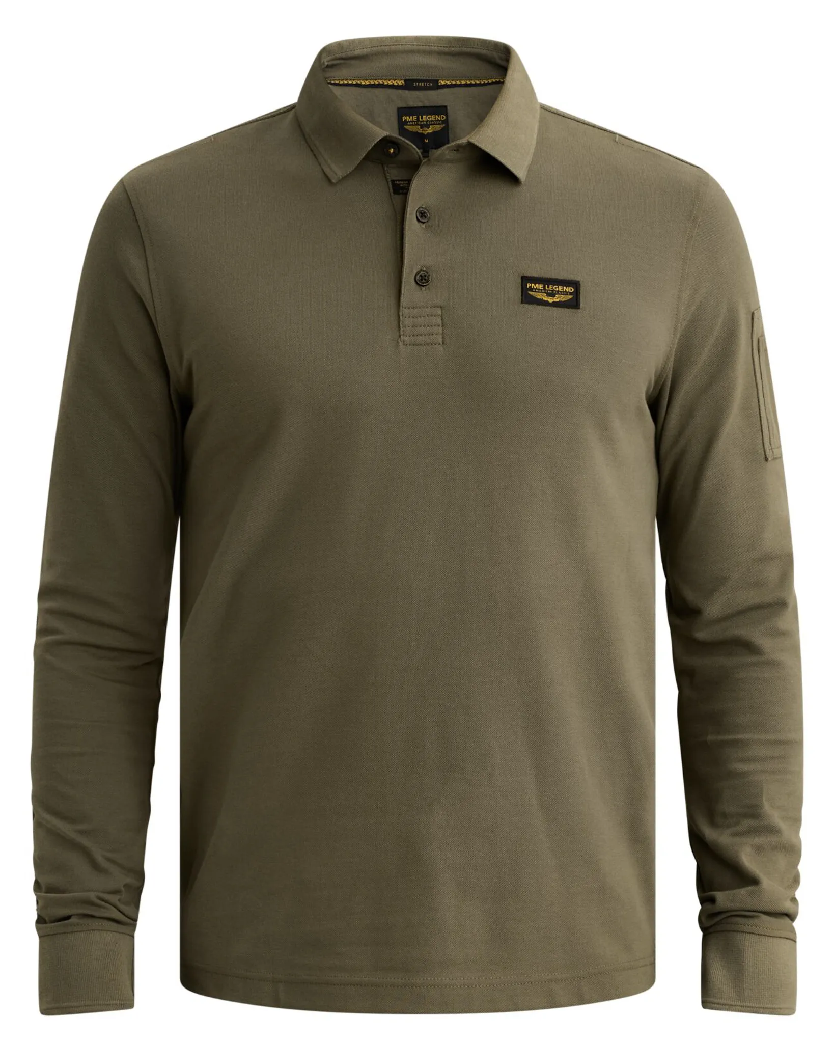 PME Legend Polo Lange mouw Blauw 111515-001-L