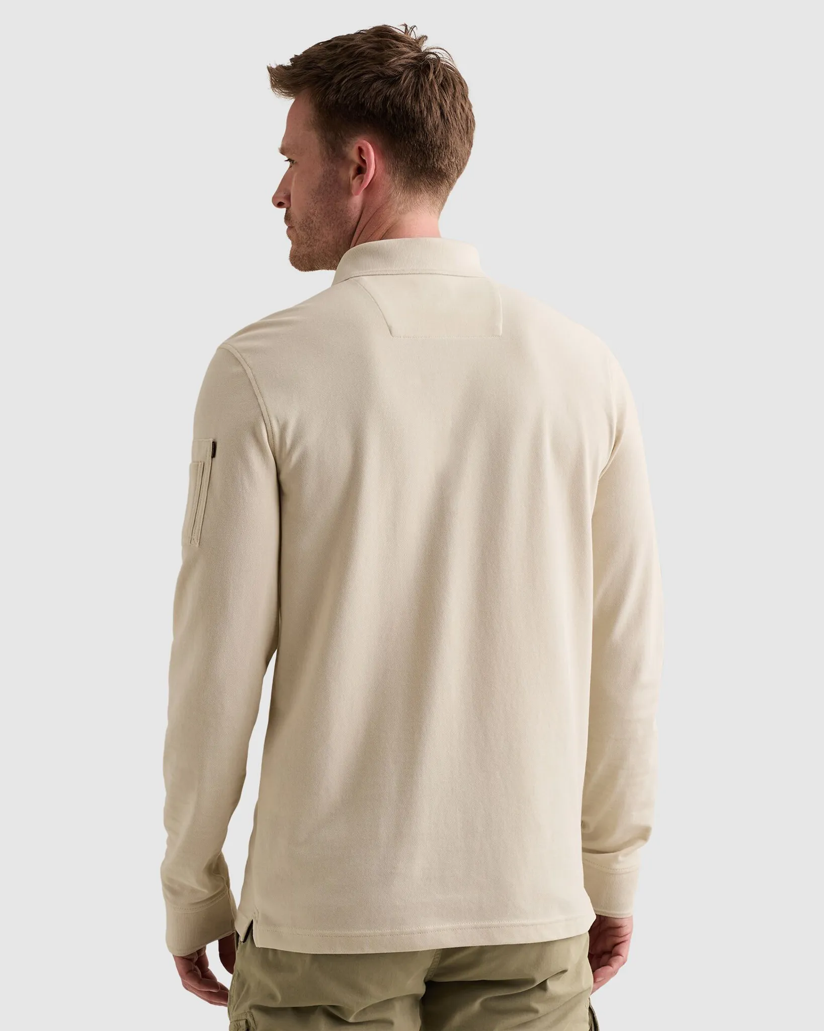 PME Legend Polo Lange mouw Wit 111516-001-L