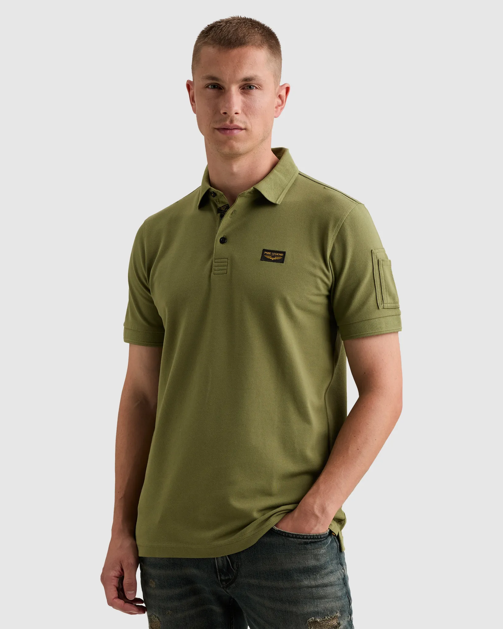 PME Legend Polo Groen 111519-001-L