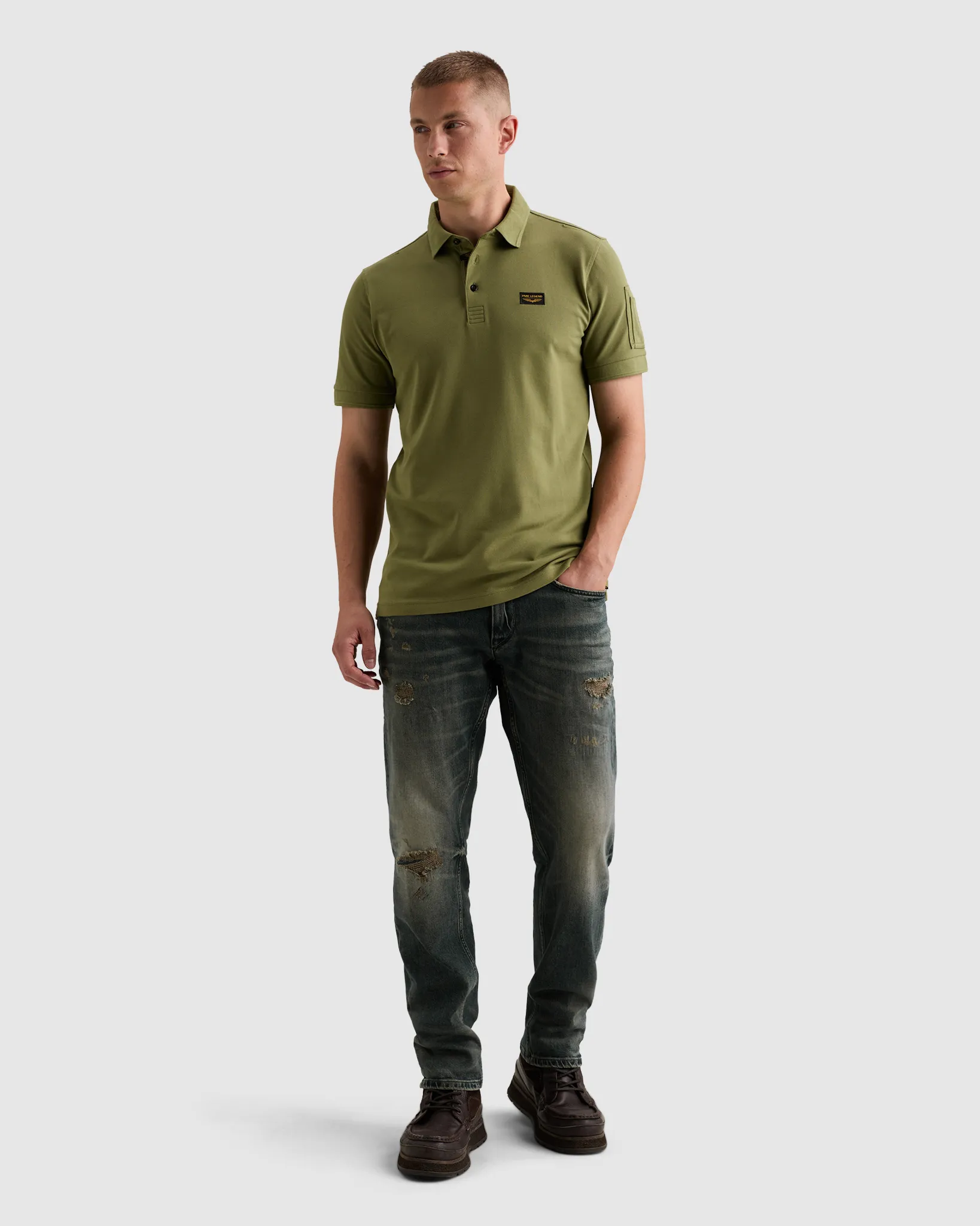 PME Legend Polo Groen 111519-001-L