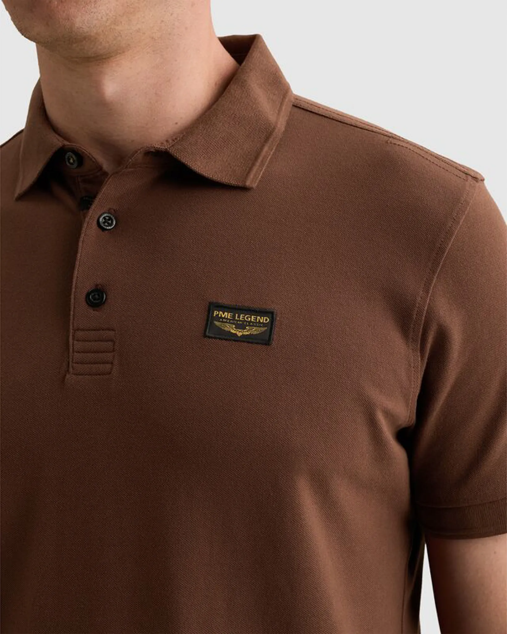 PME Legend Polo Bruin 111520-001-L