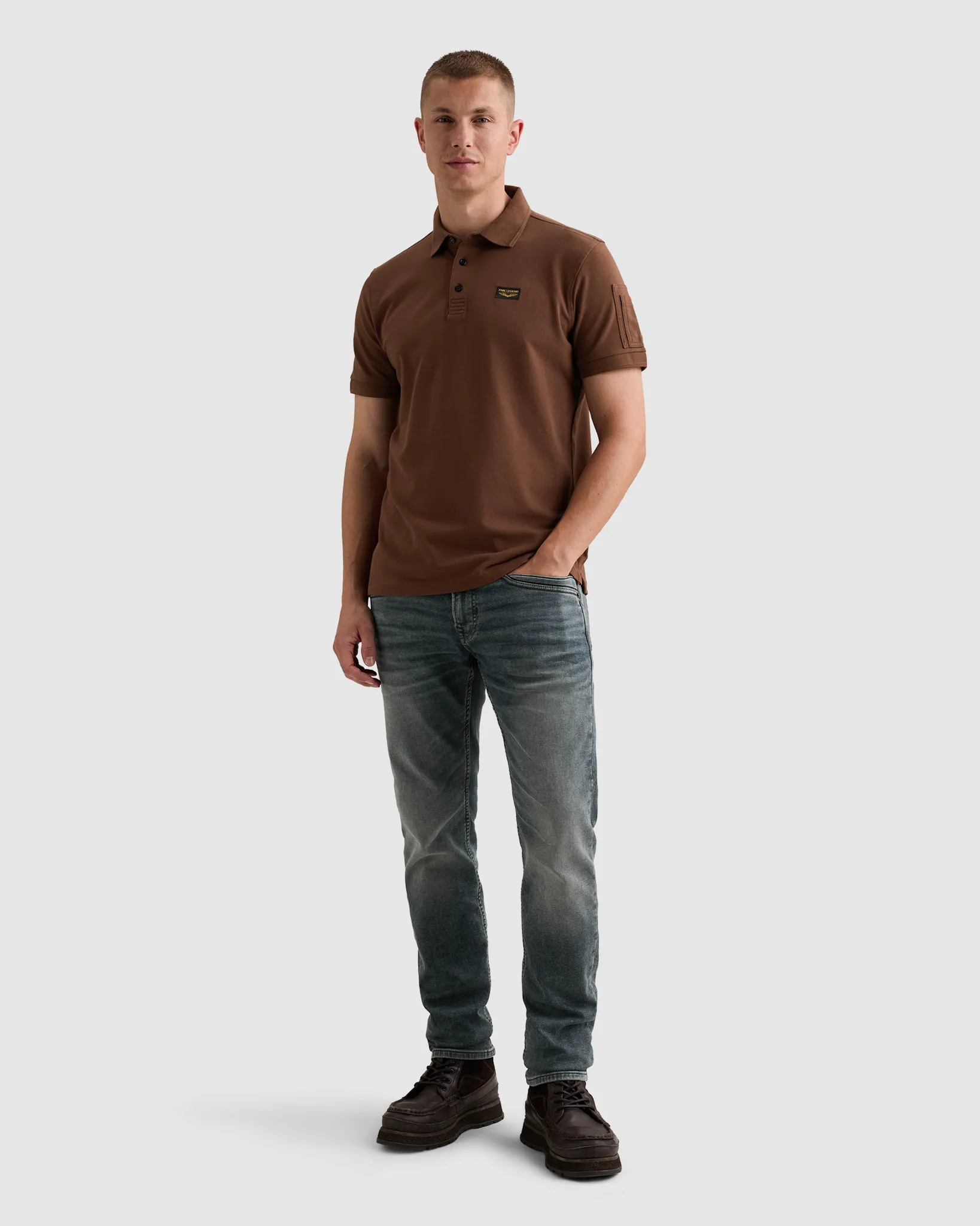 PME Legend Polo Bruin 111520-001-L