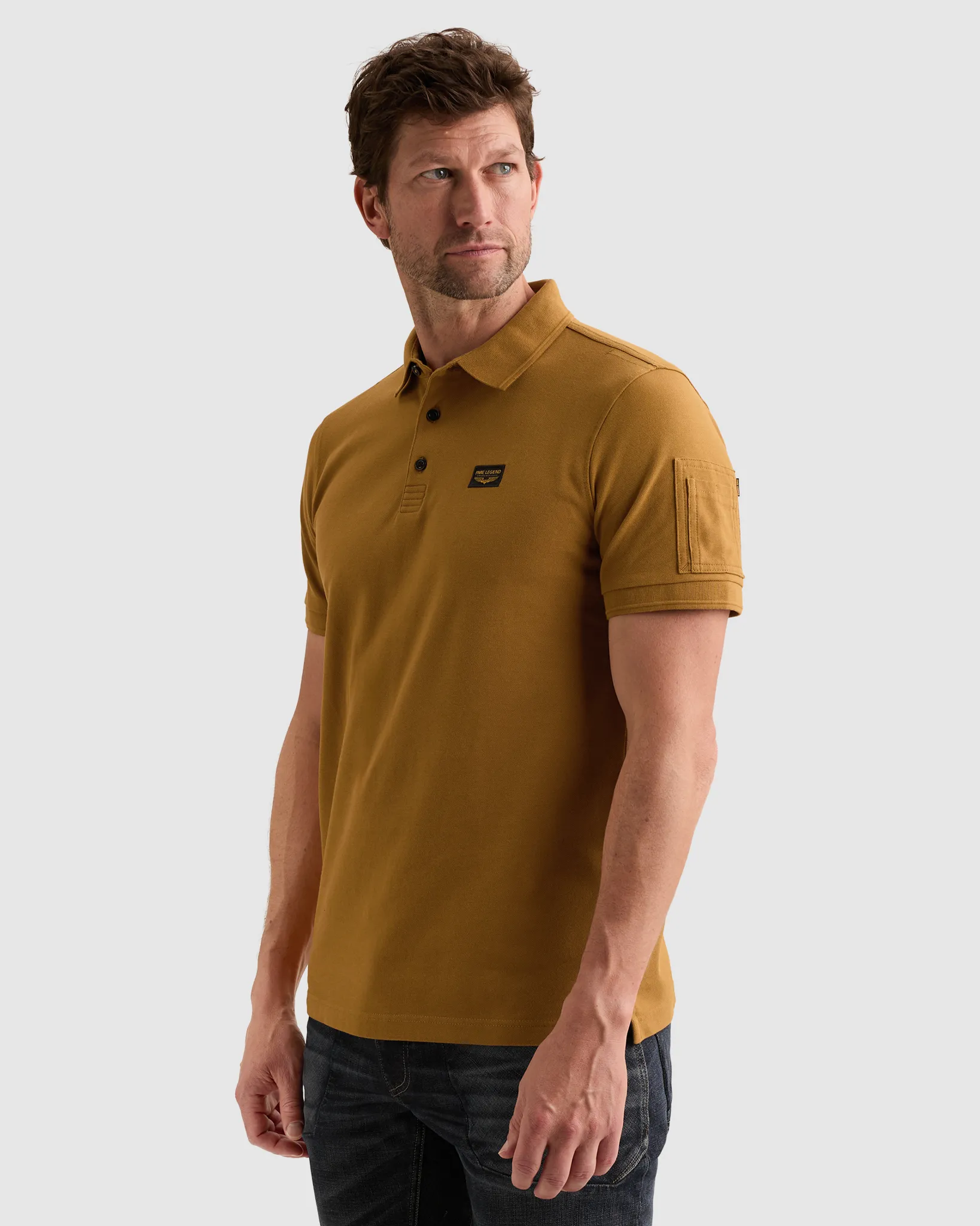 PME Legend Polo Bruin 111521-001-L