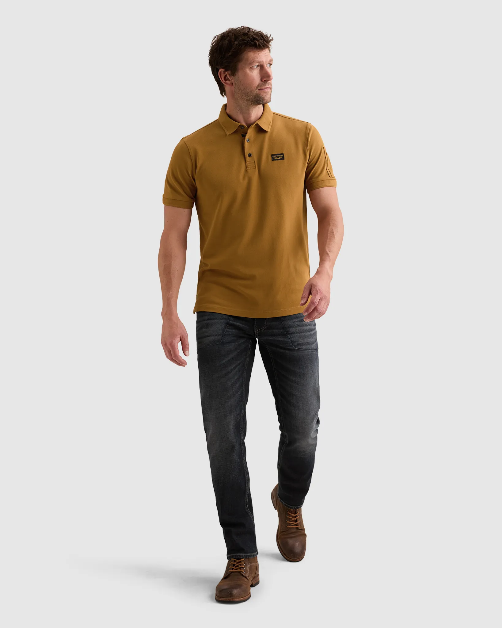 PME Legend Polo Bruin 111521-001-L
